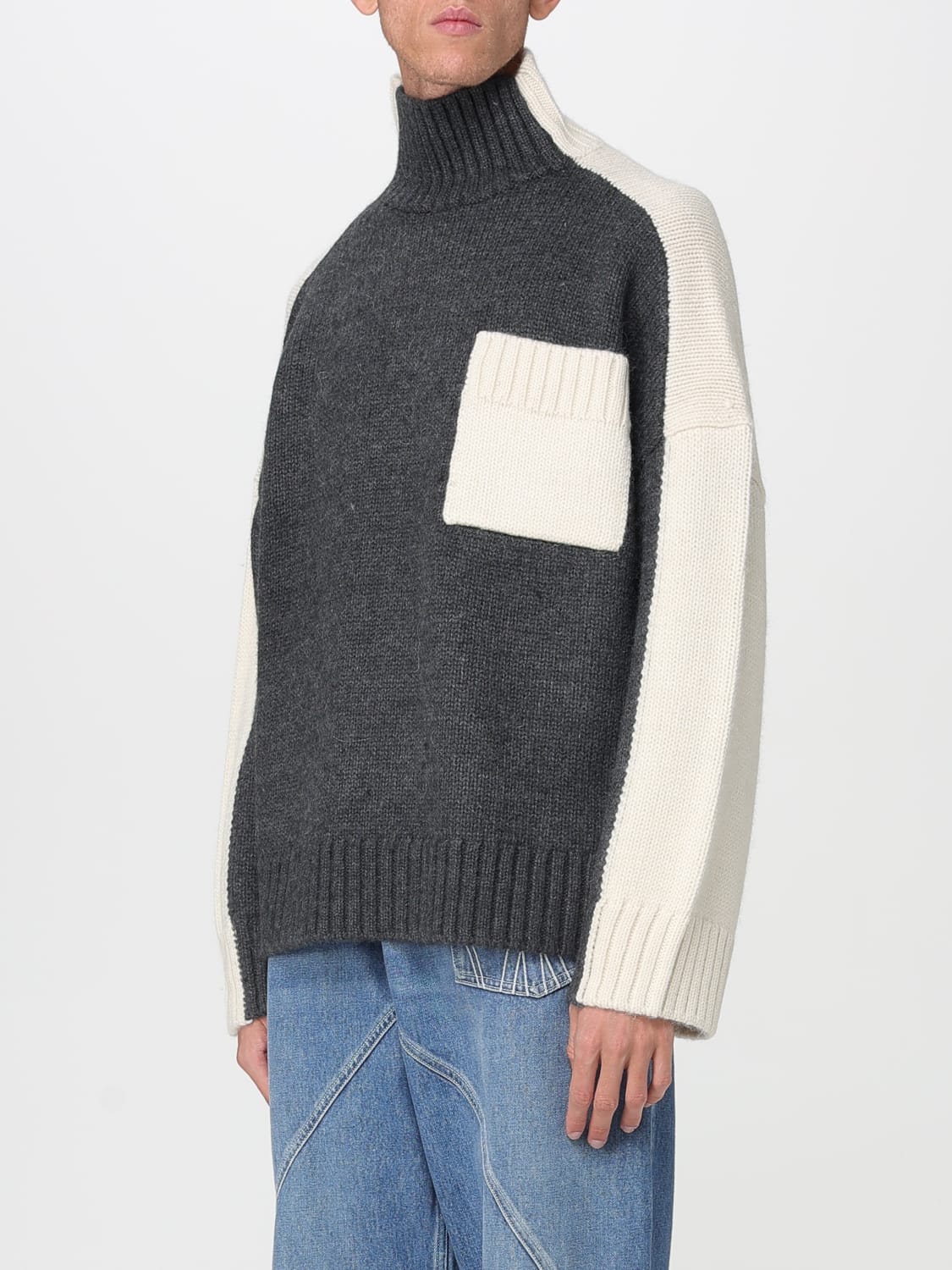 JW ANDERSON SWEATER: Cardigan men Jw Anderson, Grey - Img 4