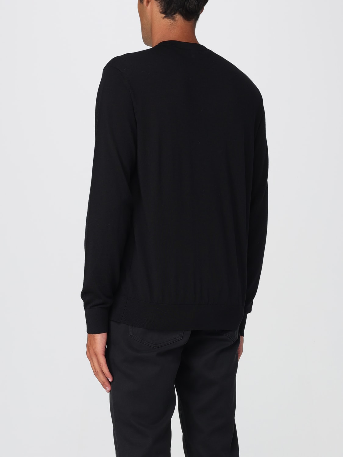 GIORGIO ARMANI SWEATER: Sweater men Giorgio Armani, Black - Img 3