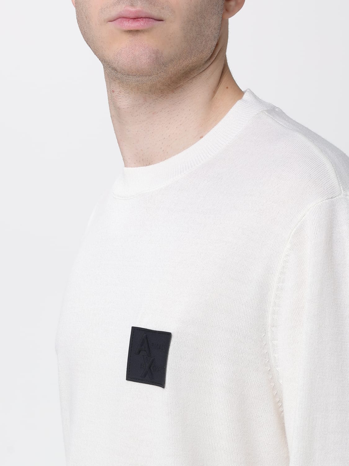 ARMANI EXCHANGE PULLOVER: Pullover herren Armani Exchange, Weiß - Img 3
