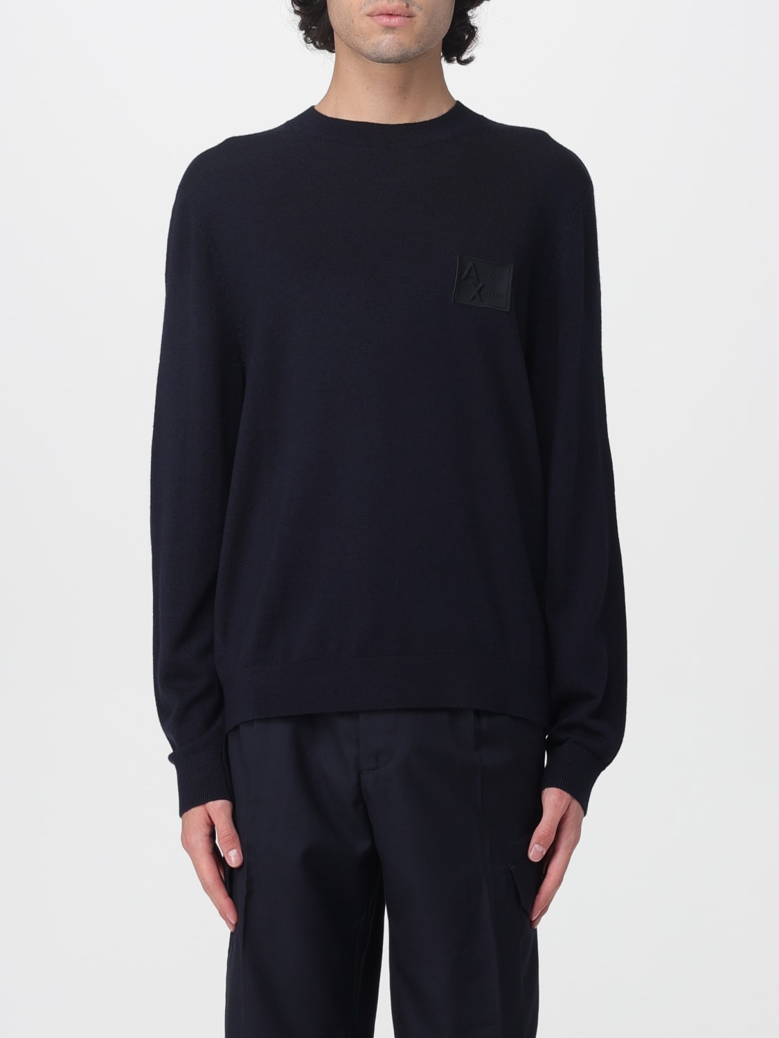 ARMANI EXCHANGE SWEATER: Sweater men Armani Exchange, Navy - Img 1