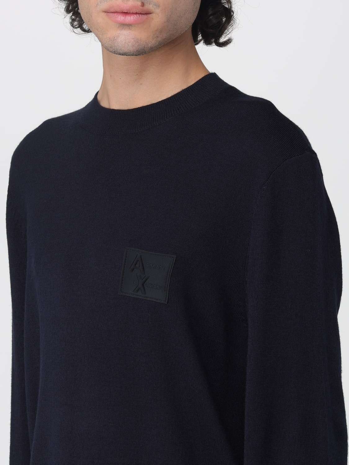 ARMANI EXCHANGE SWEATER: Sweater men Armani Exchange, Navy - Img 3
