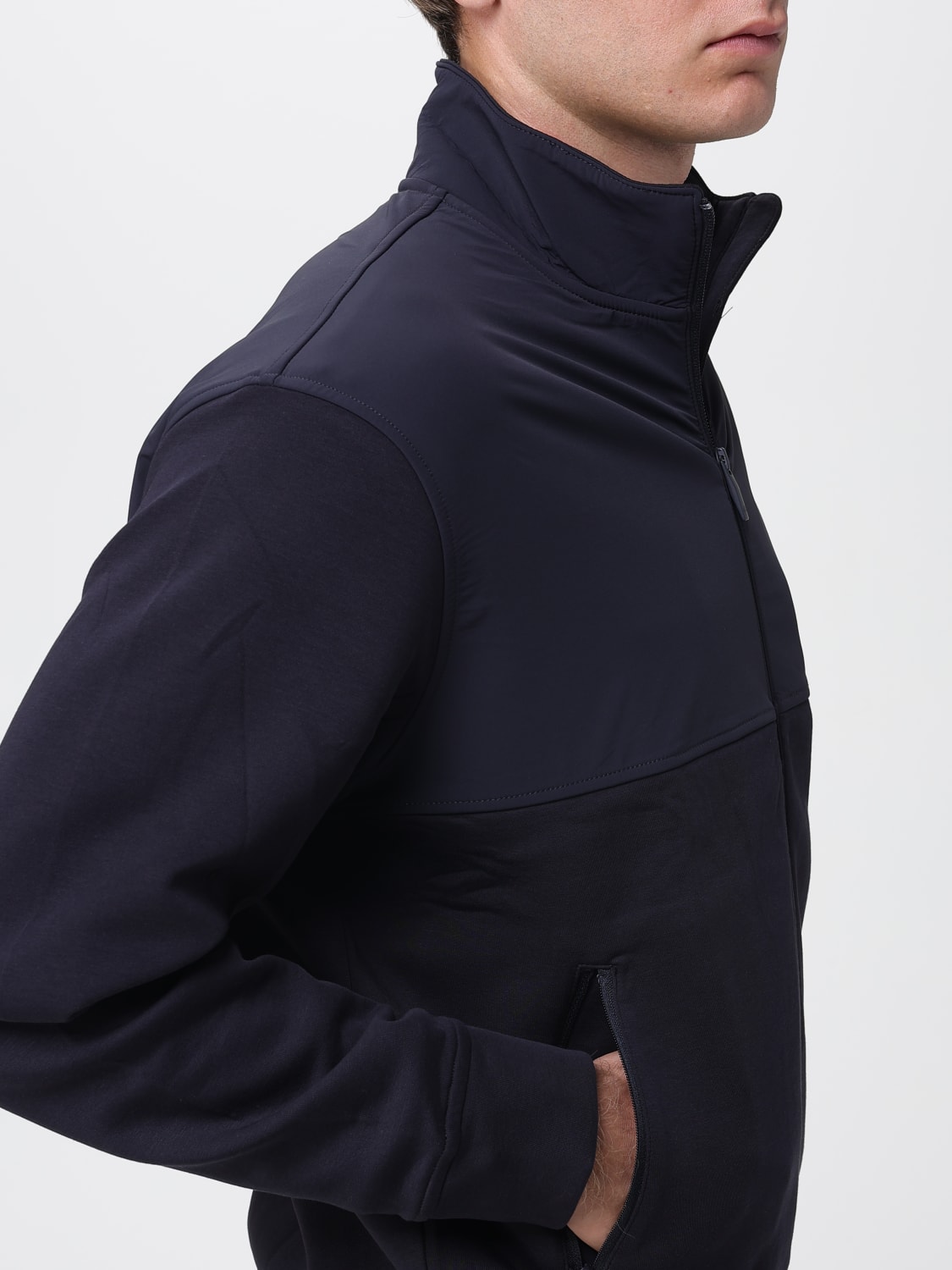 ARMANI EXCHANGE 스웨트셔츠: 스웨트셔츠 남성 Armani Exchange, 블루 - Img 4