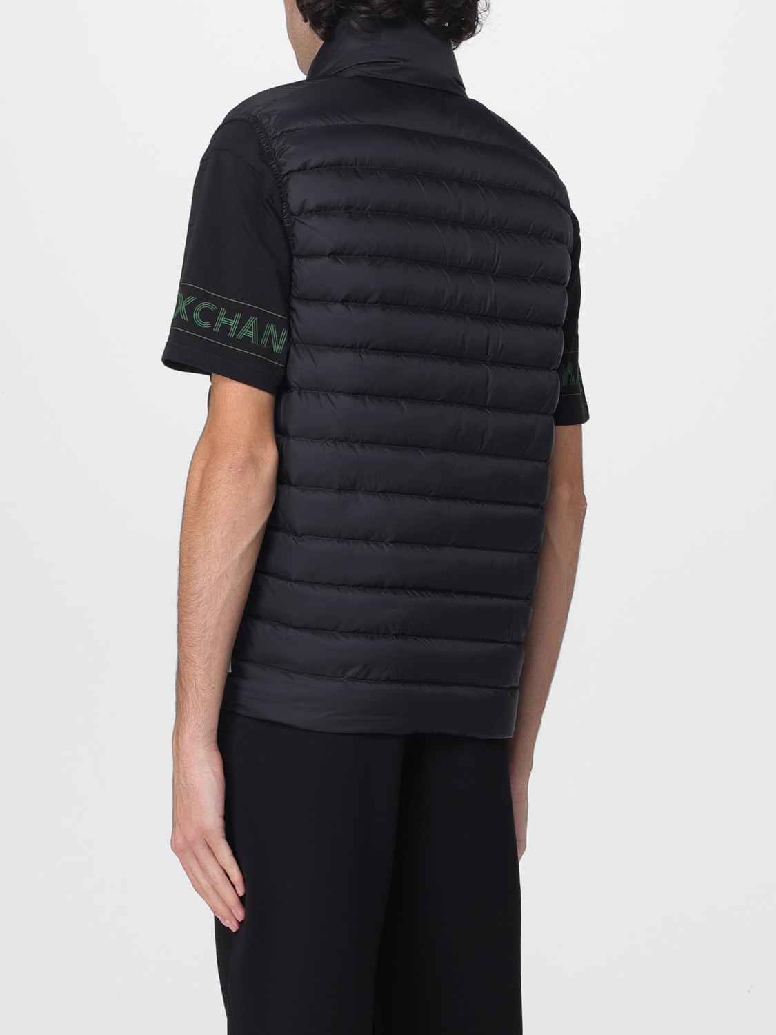 ARMANI EXCHANGE SUIT VEST: Coat men Armani Exchange, Black - Img 2