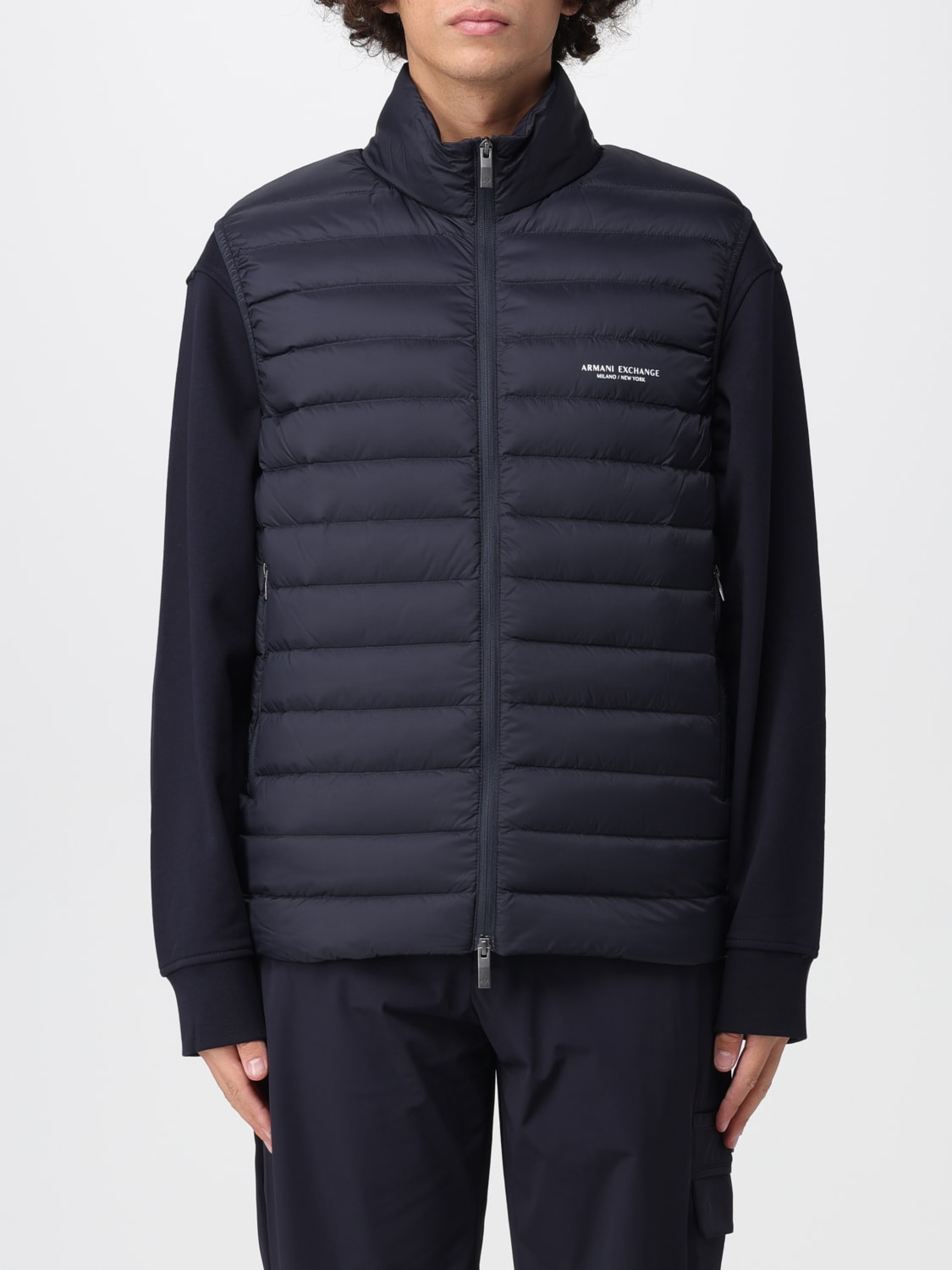 ARMANI EXCHANGE SUIT VEST: Coat men Armani Exchange, Blue - Img 1