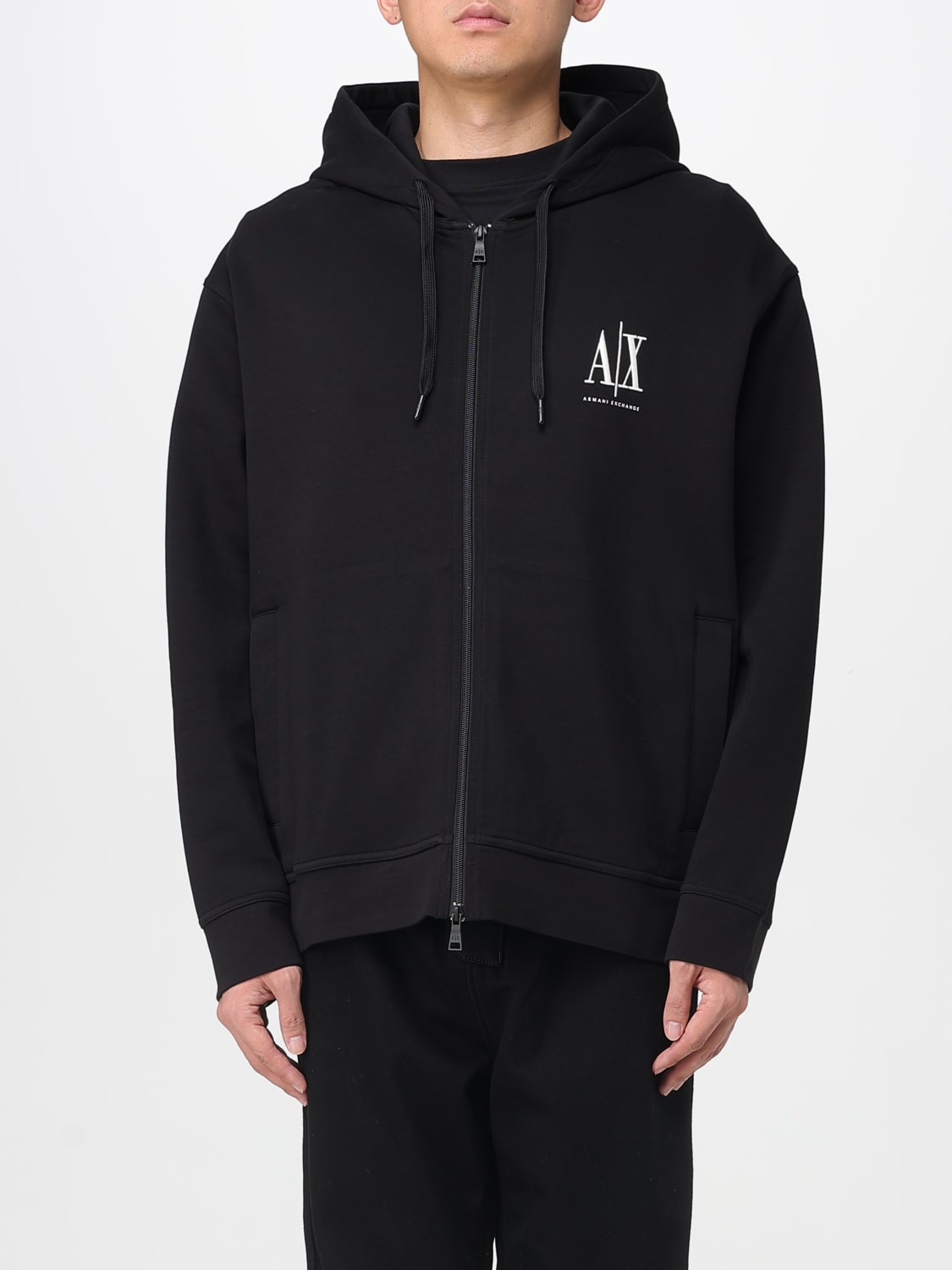 ARMANI EXCHANGE SUDADERA: Sudadera hombre Armani Exchange, Negro - Img 1