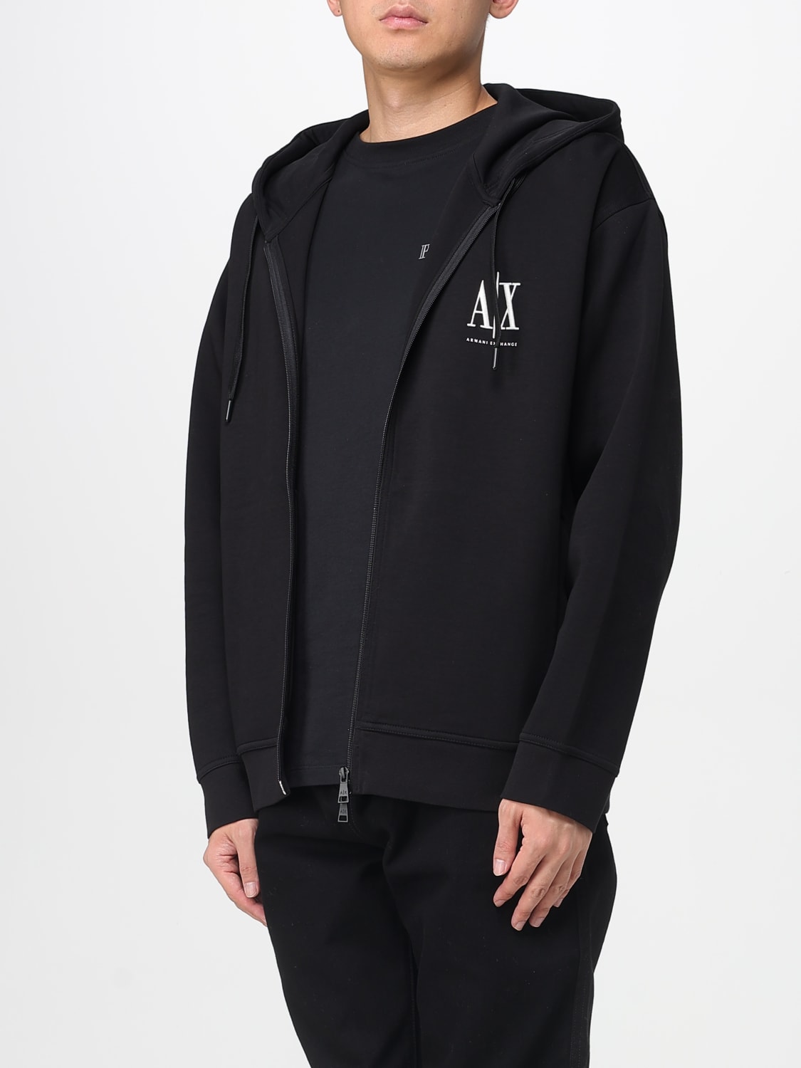 ARMANI EXCHANGE SUDADERA: Sudadera hombre Armani Exchange, Negro - Img 3