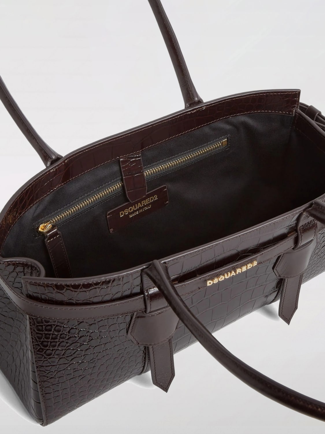 DSQUARED2 SHOULDER BAG: Shoulder bag woman Dsquared2, Brown - Img 4