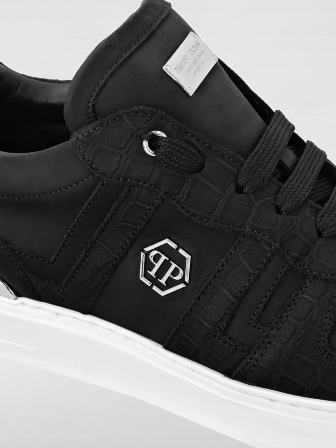 PHILIPP PLEIN SNEAKERS: Sneakers men Philipp Plein, Black - Img 3