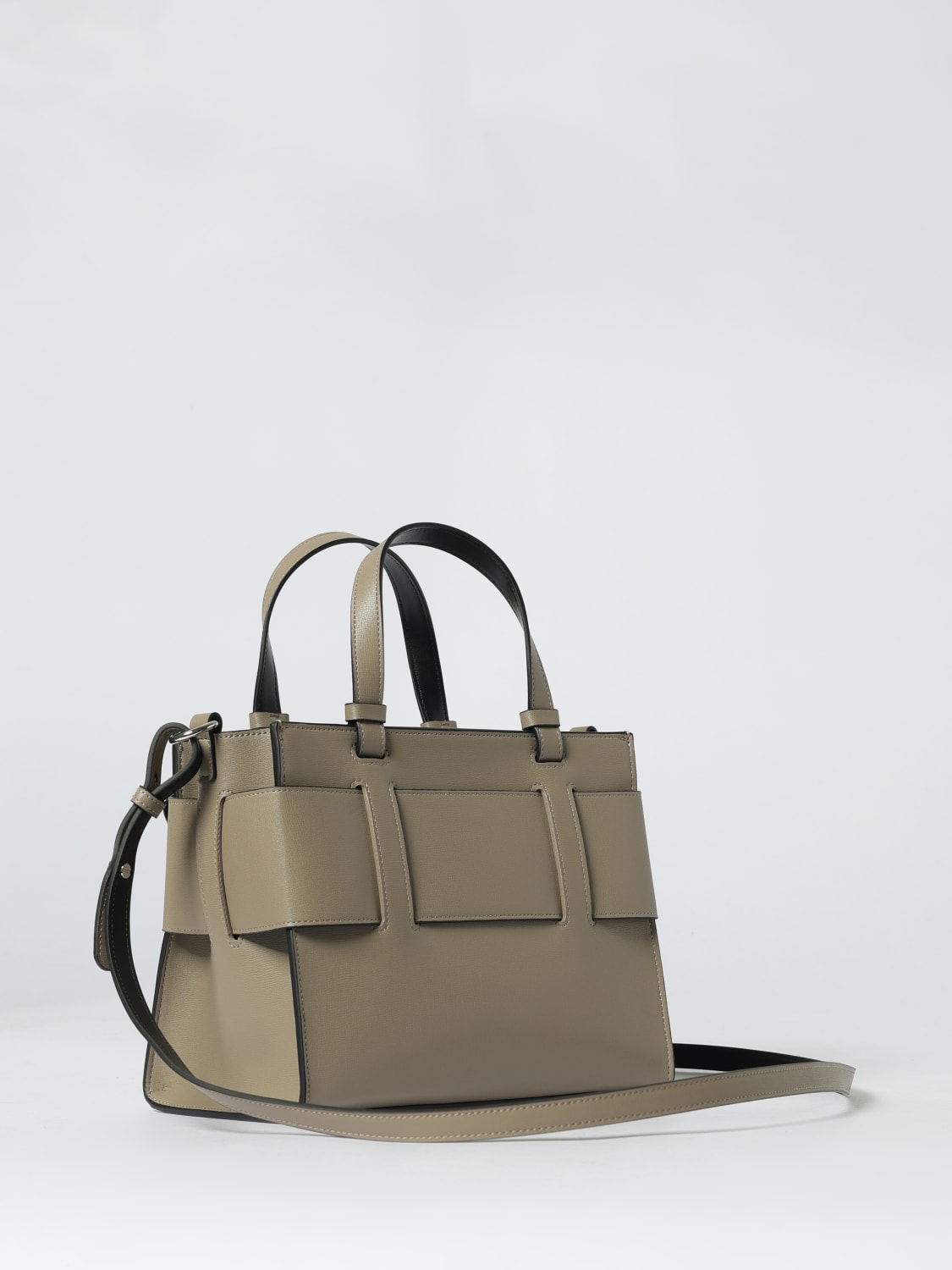 ARMANI EXCHANGE BORSA A MANO: Borsa Armani Exchange in pelle sintetica a grana , Beige - Img 2