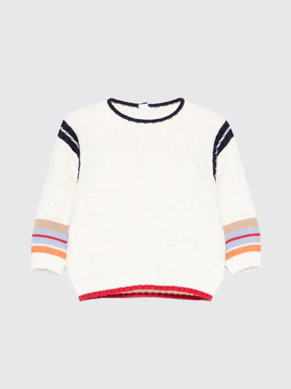 FENDI PULLOVER: Pullover kinder Fendi, Weiß - Img 1