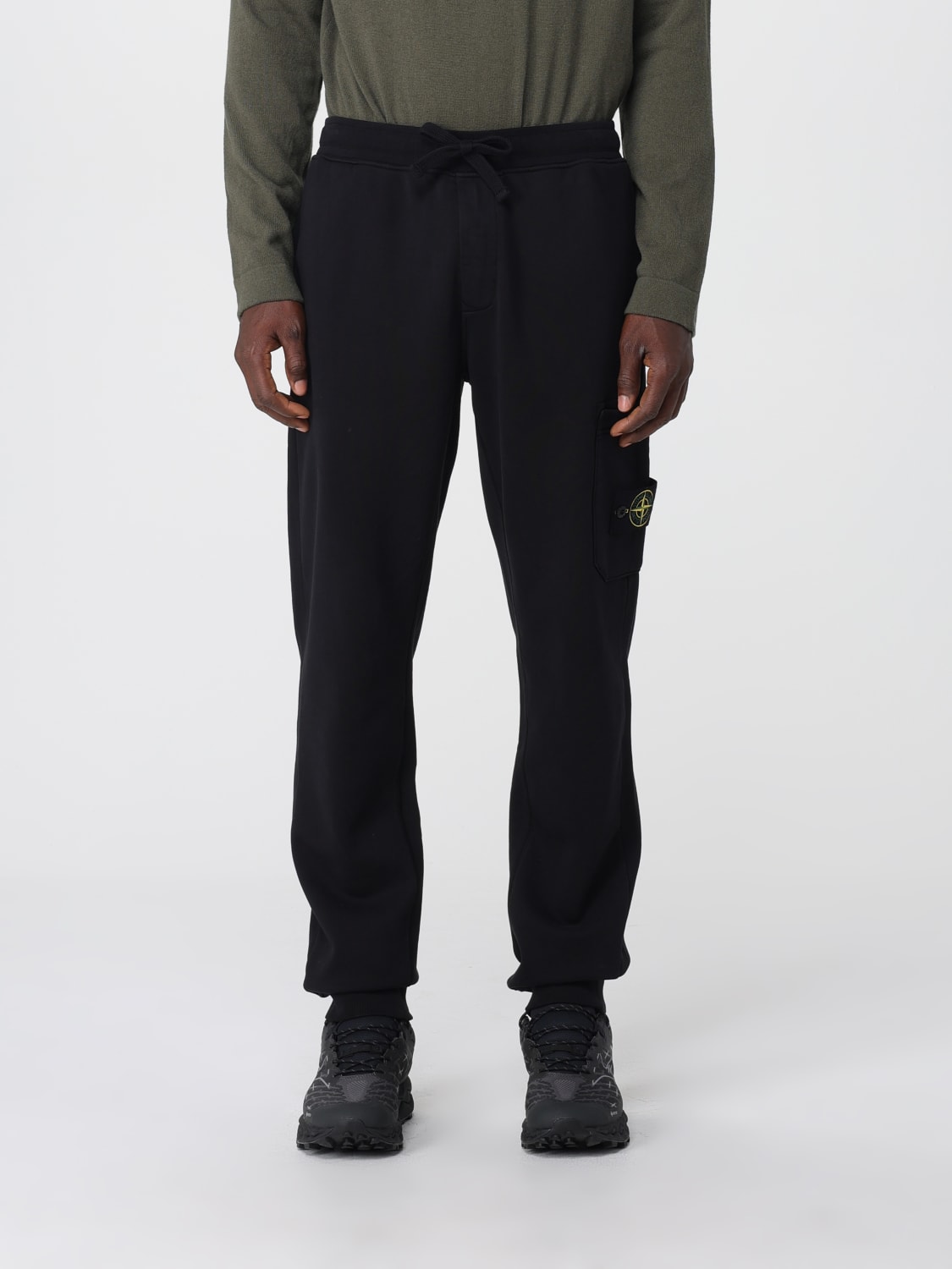 STONE ISLAND HOSE: Hose herren Stone Island, Schwarz - Img 1