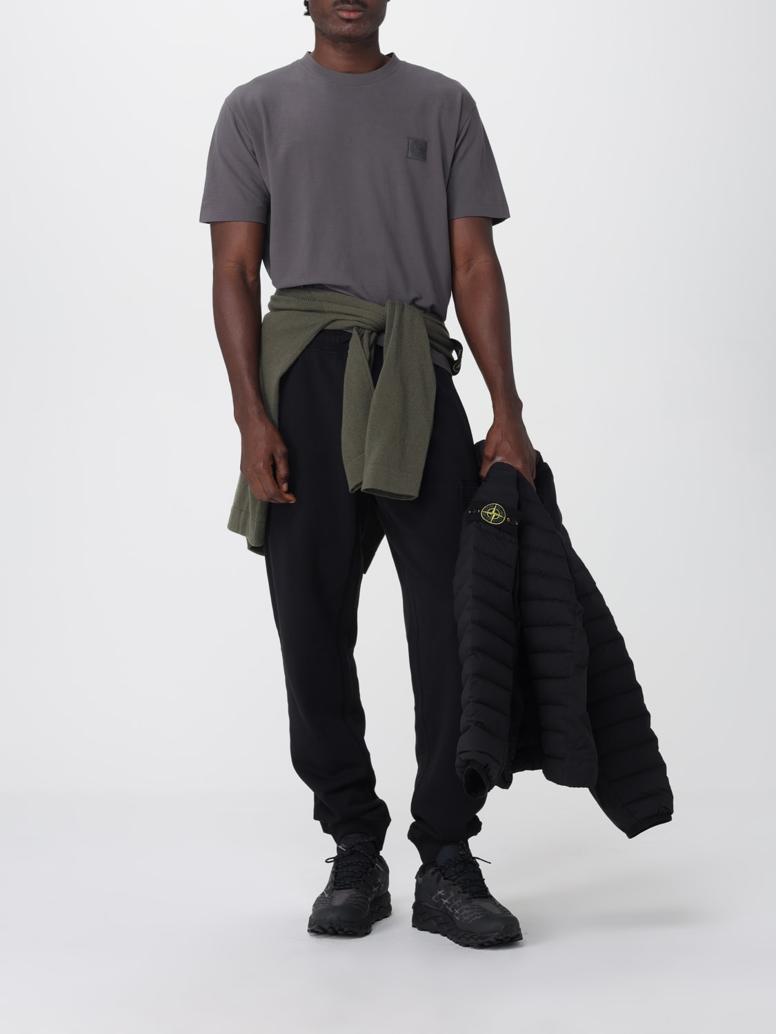 STONE ISLAND HOSE: Hose herren Stone Island, Schwarz - Img 2