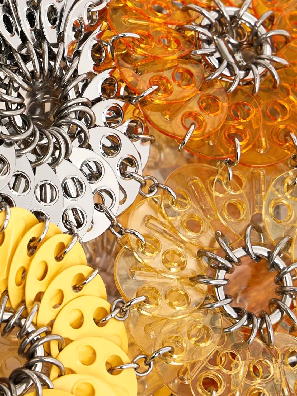 RABANNE SHOULDER BAG: Shoulder bag woman Rabanne, Orange - Img 3