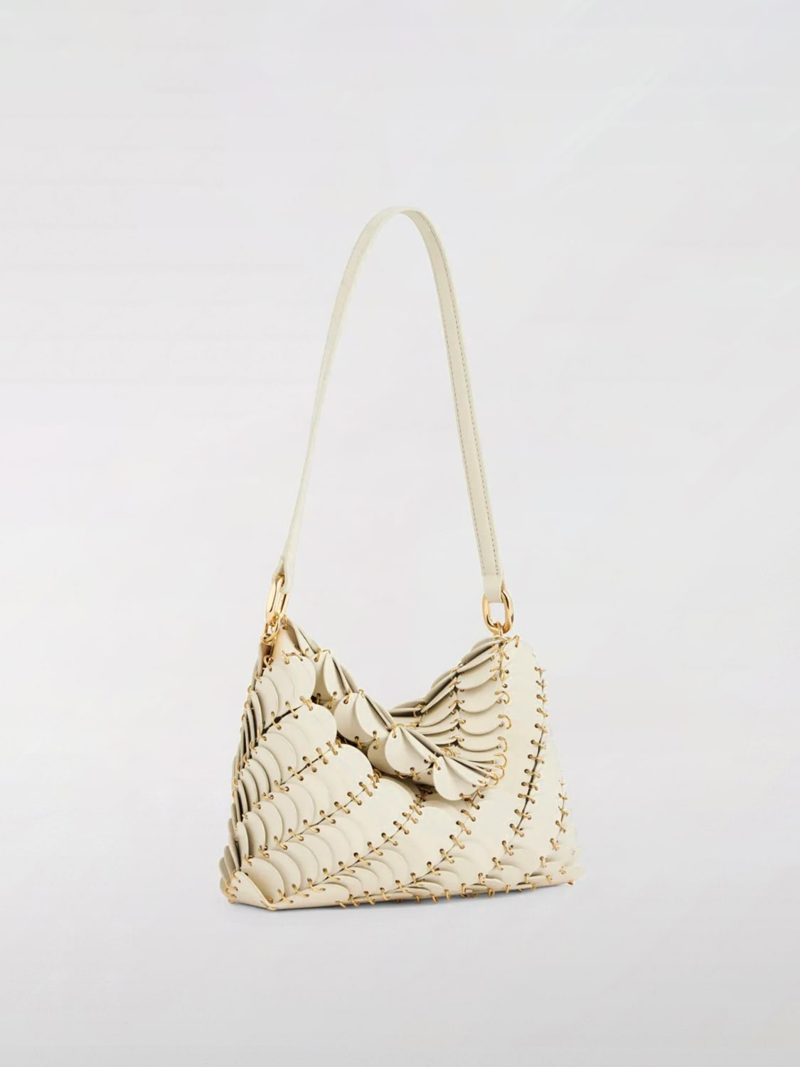 RABANNE SHOULDER BAG: Shoulder bag woman Rabanne, White - Img 2