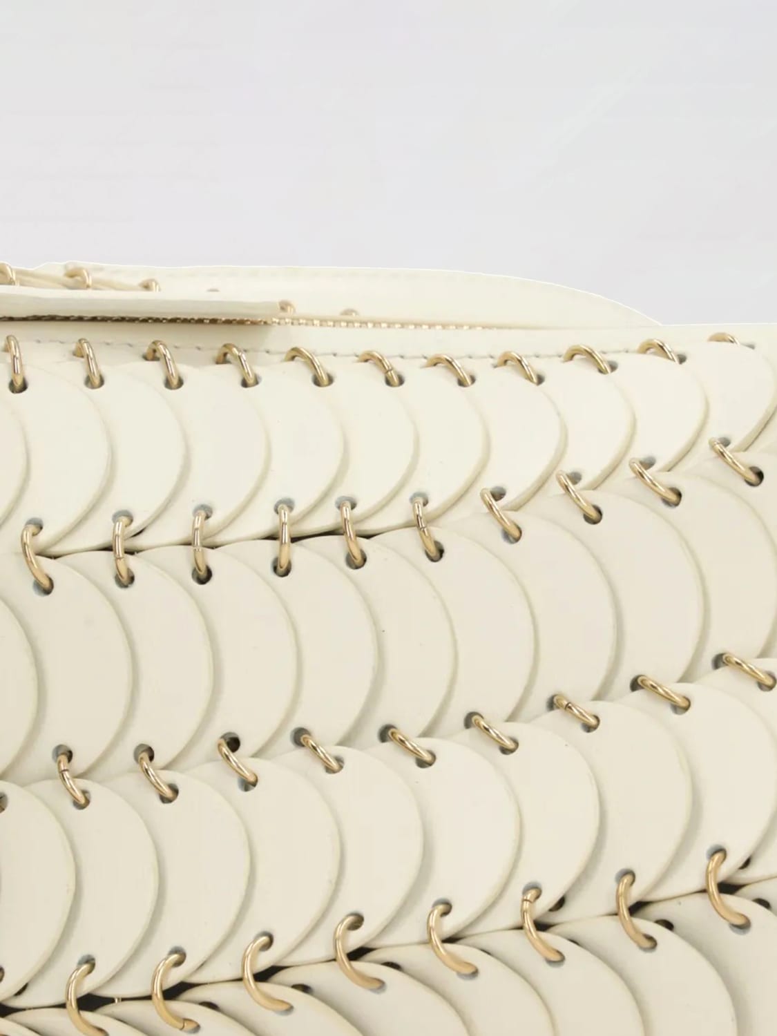 RABANNE CROSSBODY BAG: Shoulder bag woman Rabanne, White - Img 3