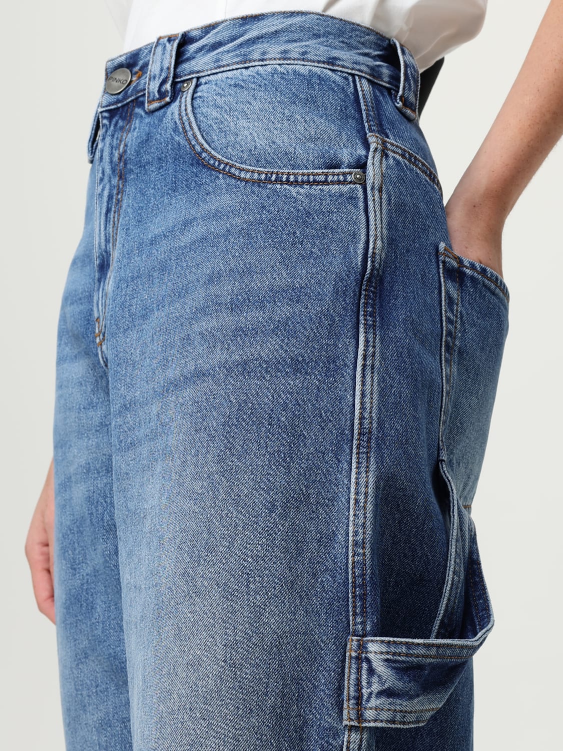 PINKO JEANS: Jeans Pinko in denim , Denim - Img 3