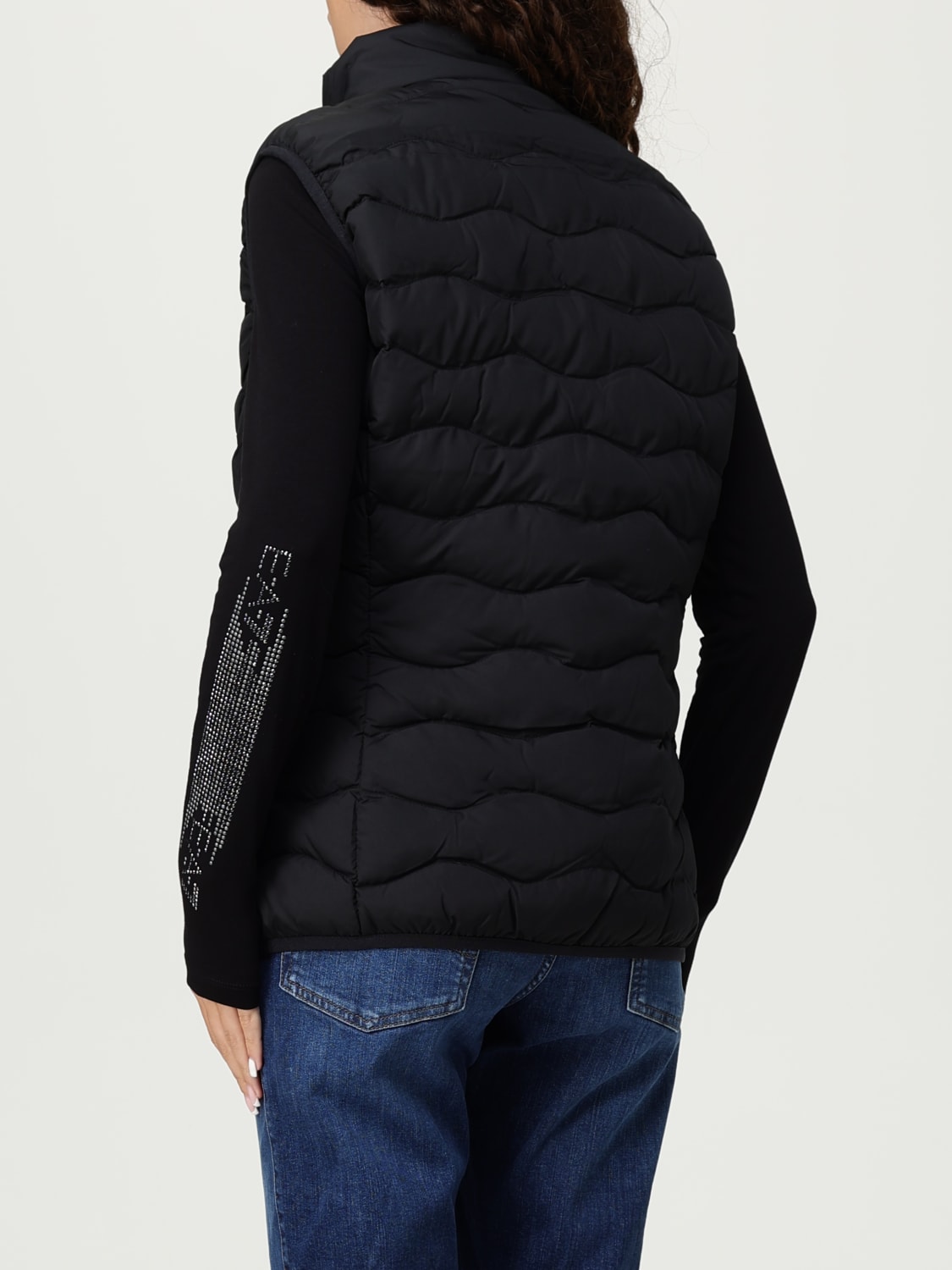 EA7 WAISTCOAT: Jacket woman Ea7, Black - Img 2