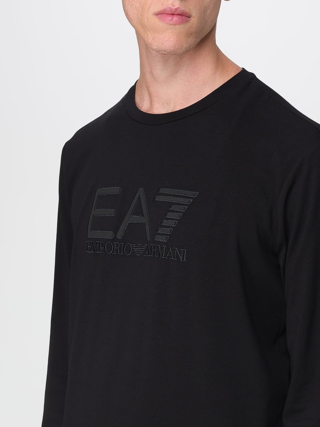 EA7 T-SHIRT: T-shirt men Ea7, Black - Img 3