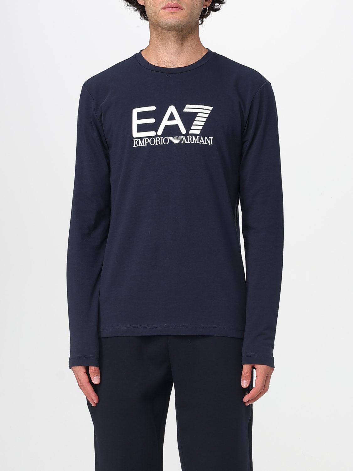 EA7 T-SHIRT: T-shirt men Ea7, Blue - Img 1
