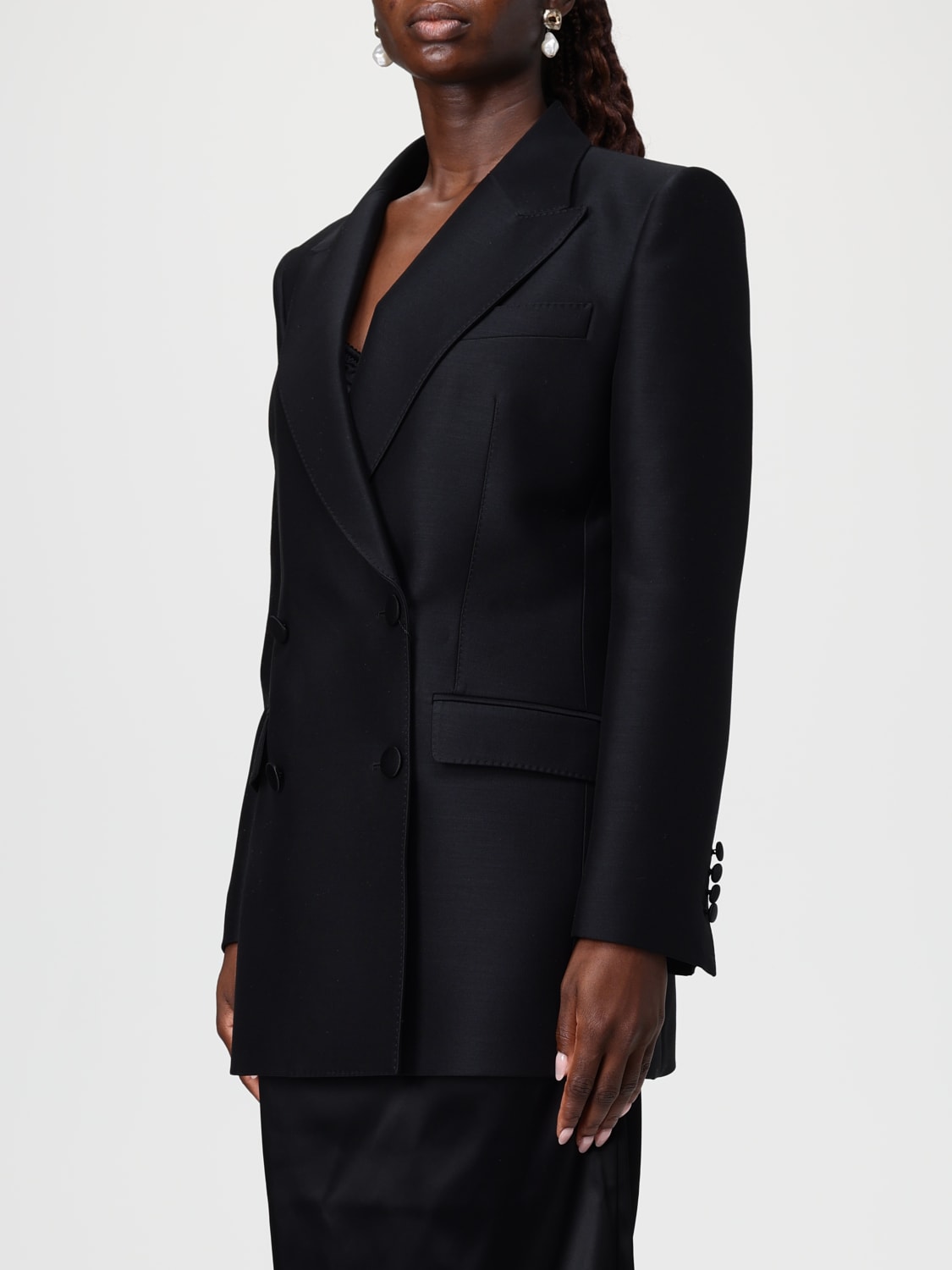 DOLCE & GABBANA JACKE: Jacke damen Dolce & Gabbana, Schwarz - Img 4