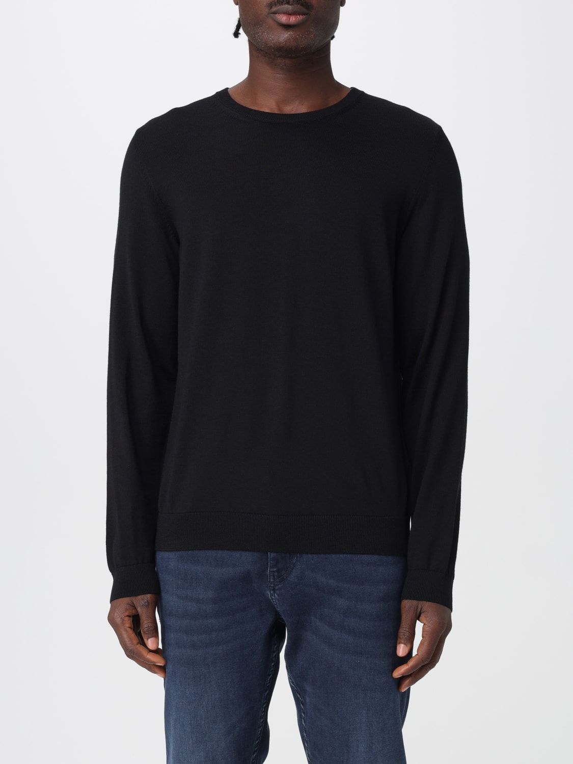 BOSS SWEATER: Sweater men Boss, Black - Img 1