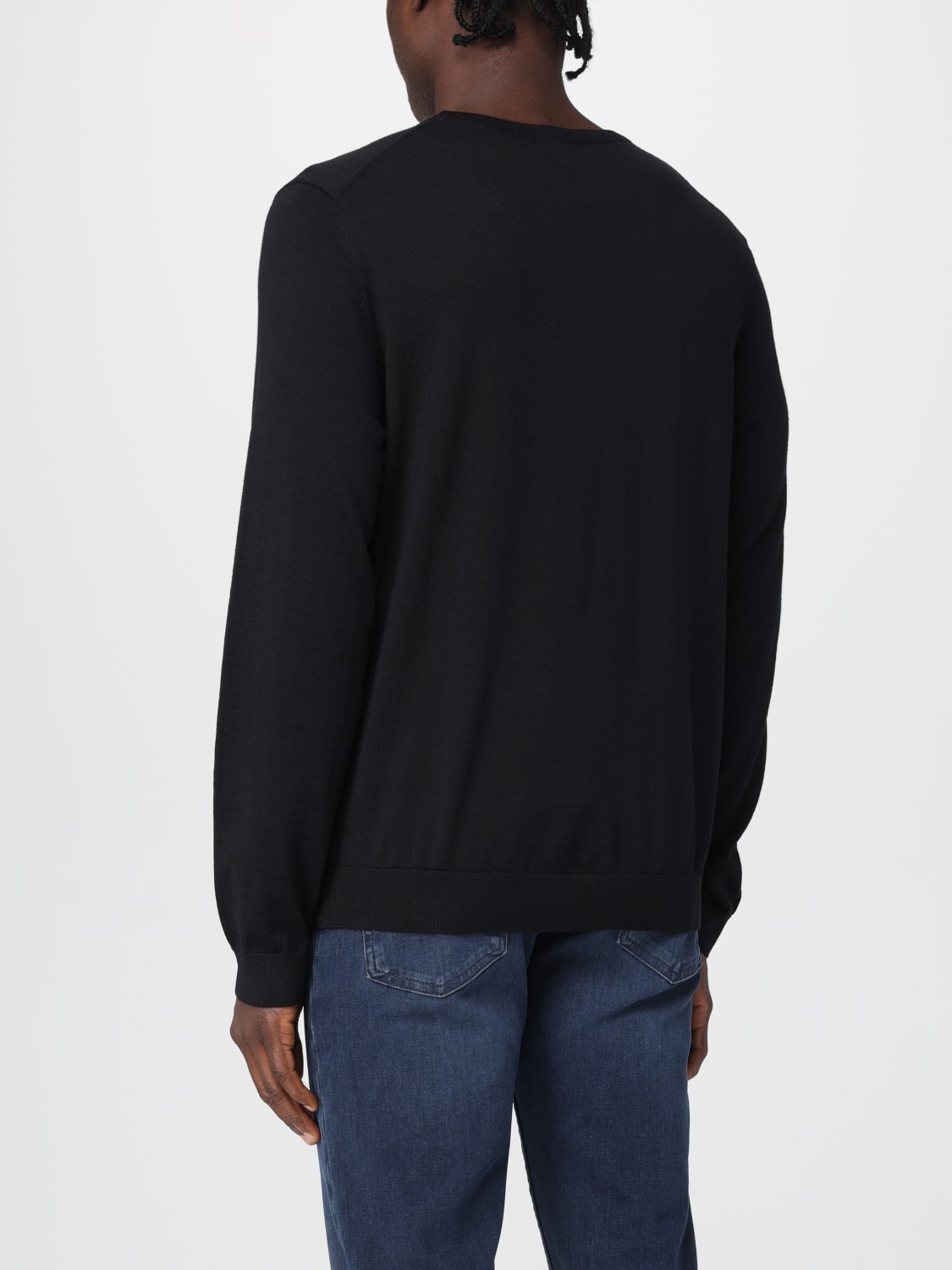 BOSS SWEATER: Sweater men Boss, Black - Img 2