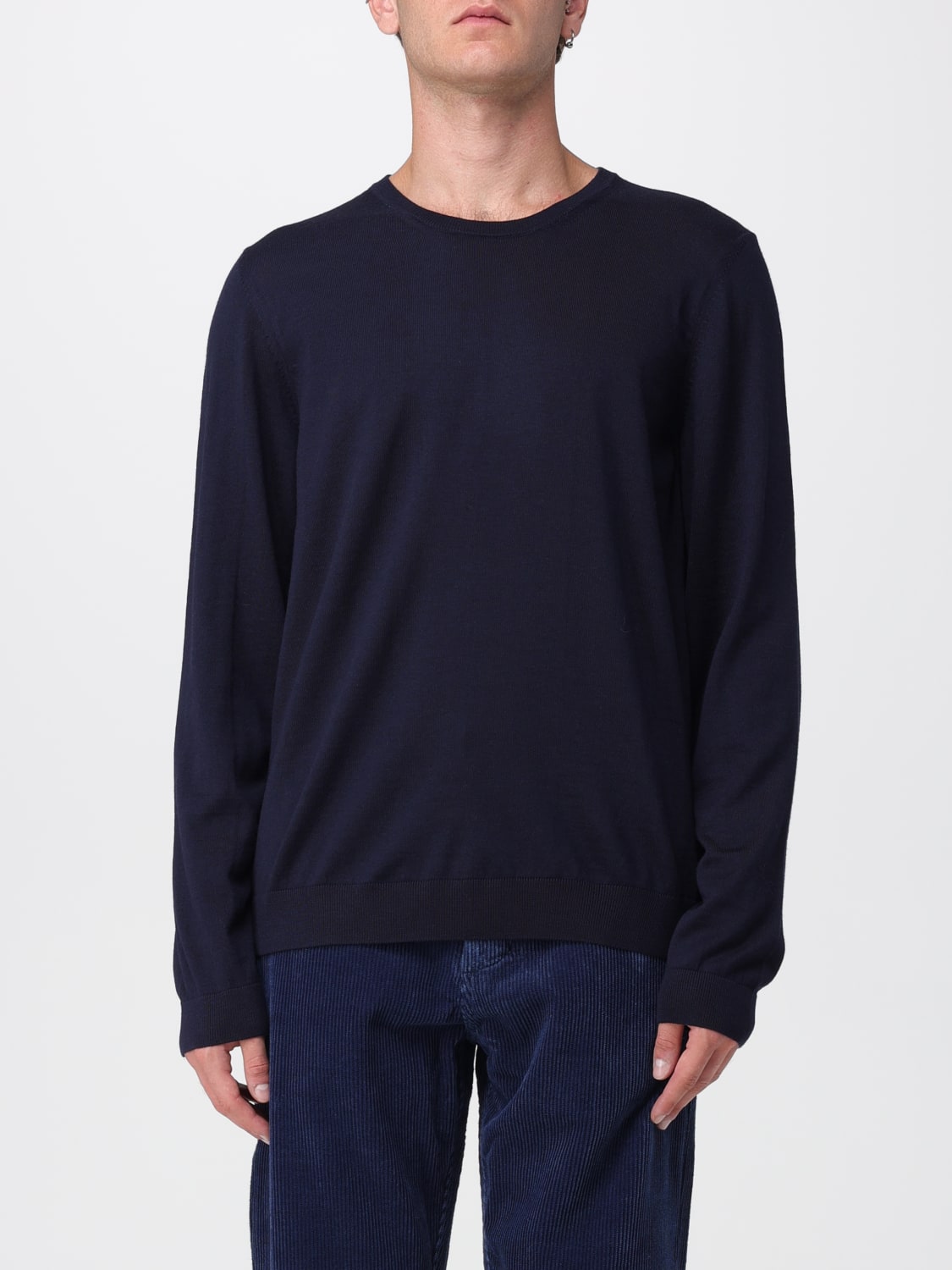BOSS SWEATER: Sweater men Boss, Blue - Img 1
