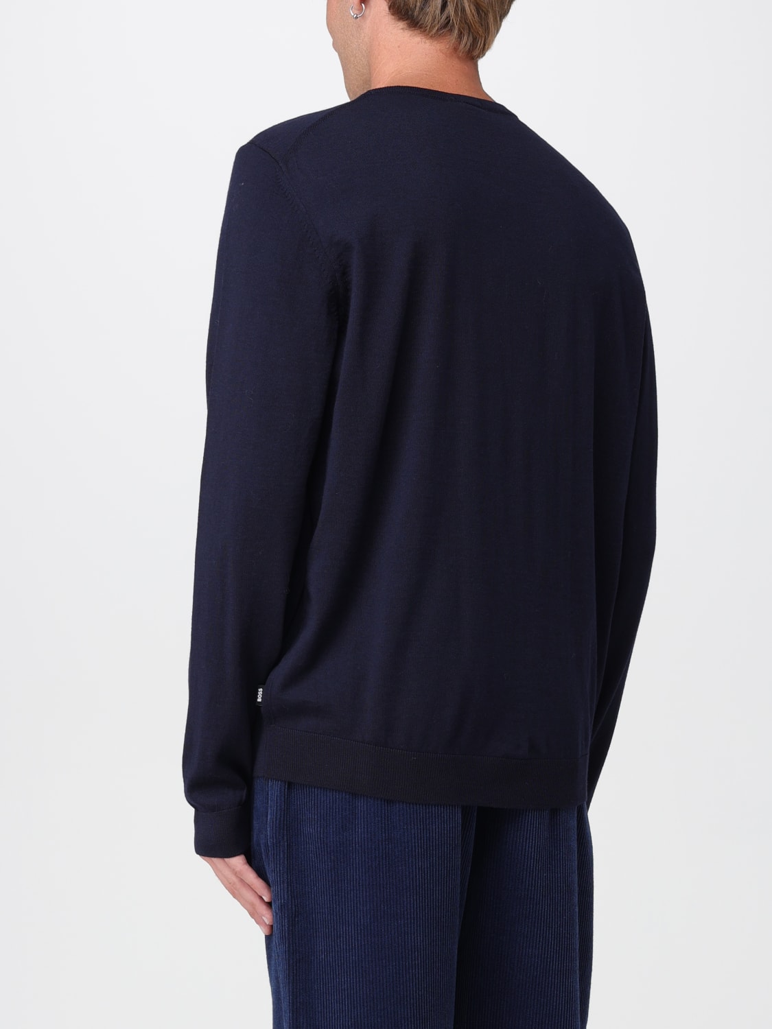 BOSS SWEATER: Sweater men Boss, Blue - Img 2