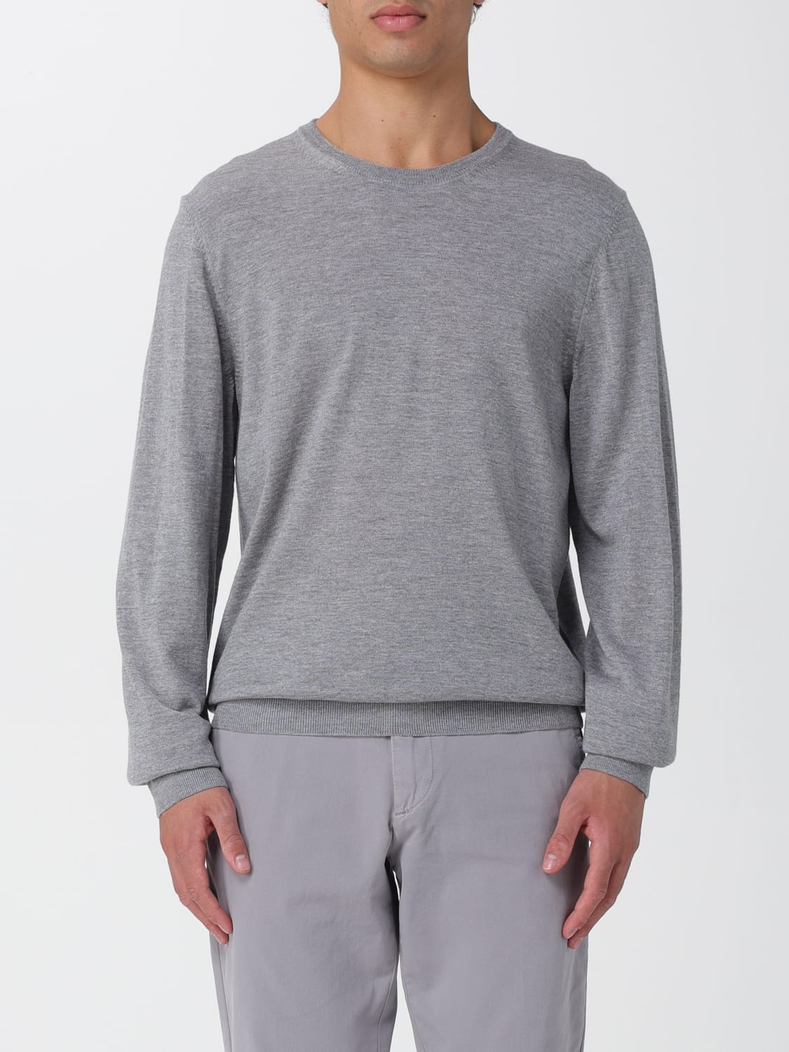 BOSS JERSEY: Jersey hombre Boss, Gris 1 - Img 1