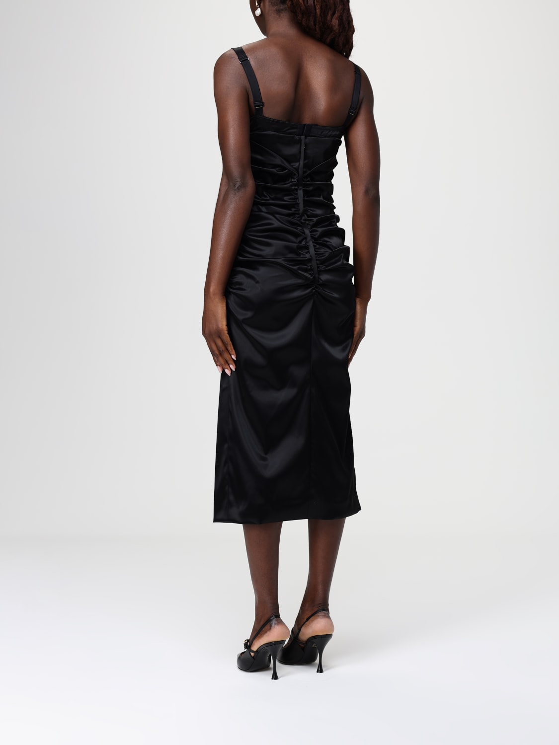 DOLCE & GABBANA ROBE: Robes femme Dolce & Gabbana, Noir - Img 3