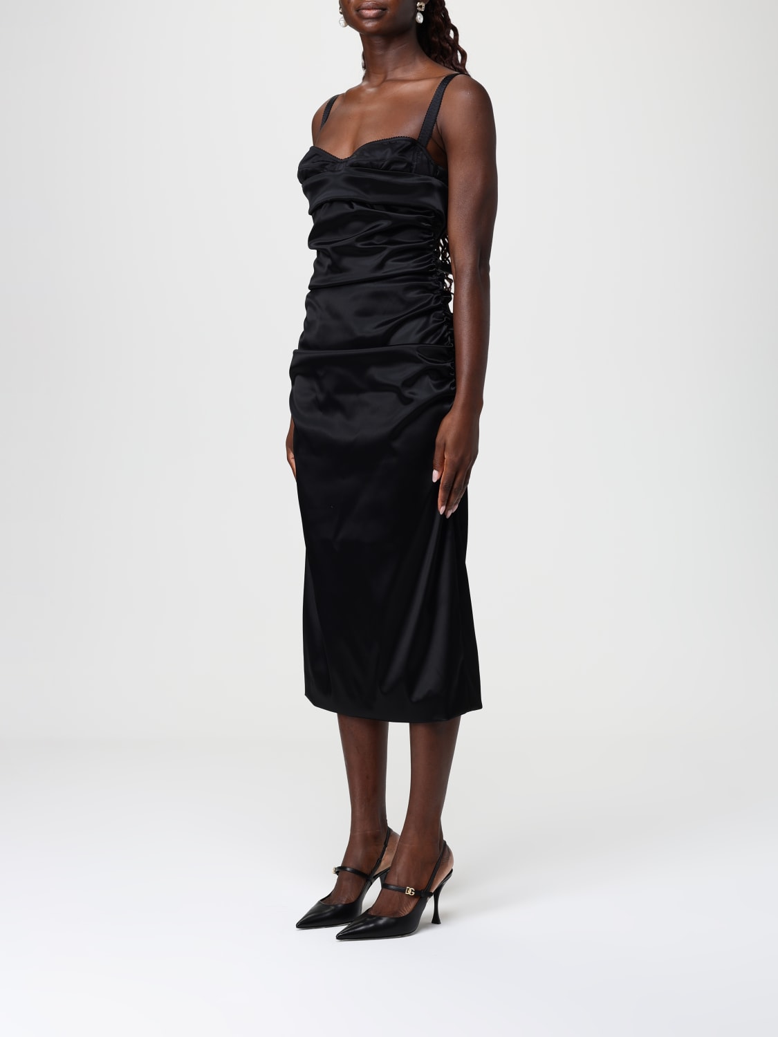 DOLCE & GABBANA ROBE: Robes femme Dolce & Gabbana, Noir - Img 4