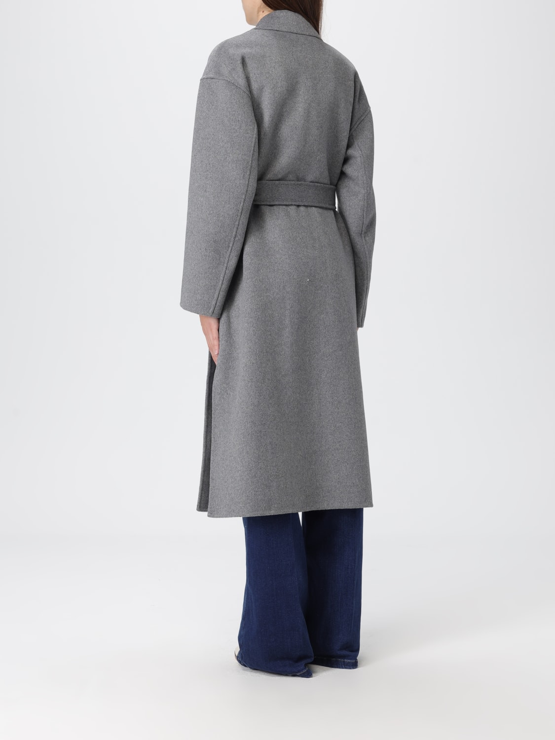 LIU JO COAT: Coat woman Liu Jo, Grey - Img 2