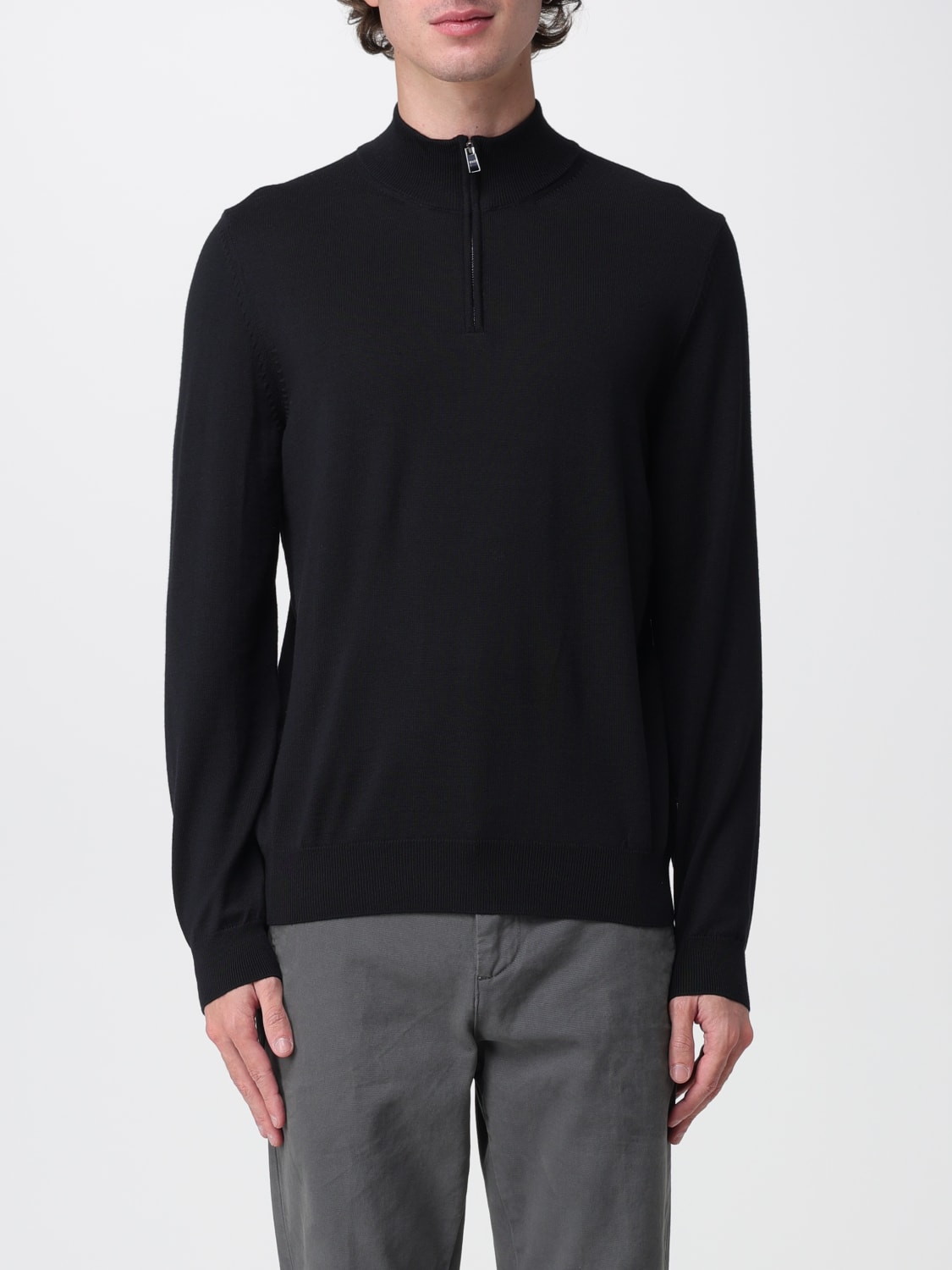 BOSS JERSEY: Jersey hombre Boss, Negro - Img 1