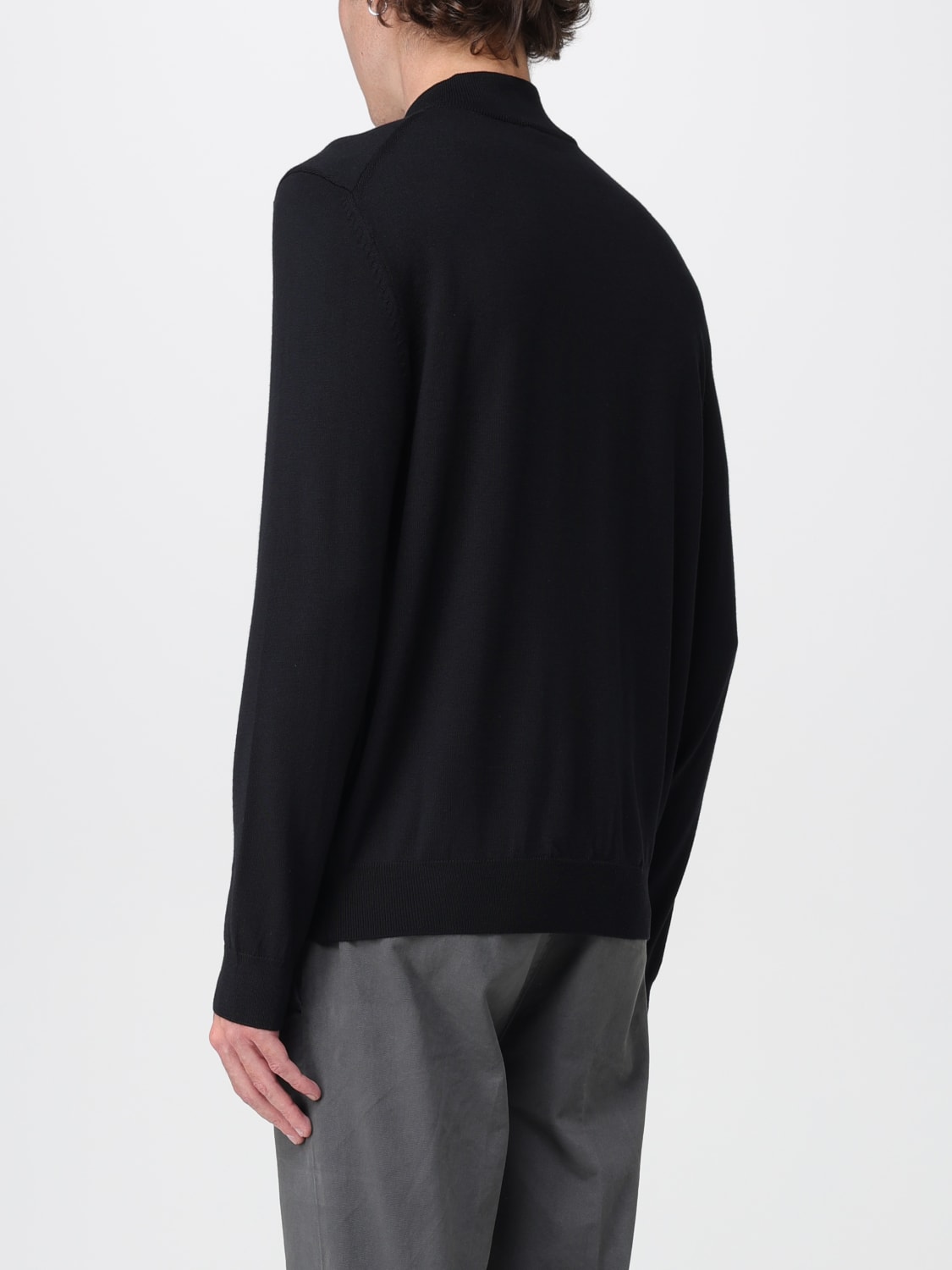 BOSS JERSEY: Jersey hombre Boss, Negro - Img 2