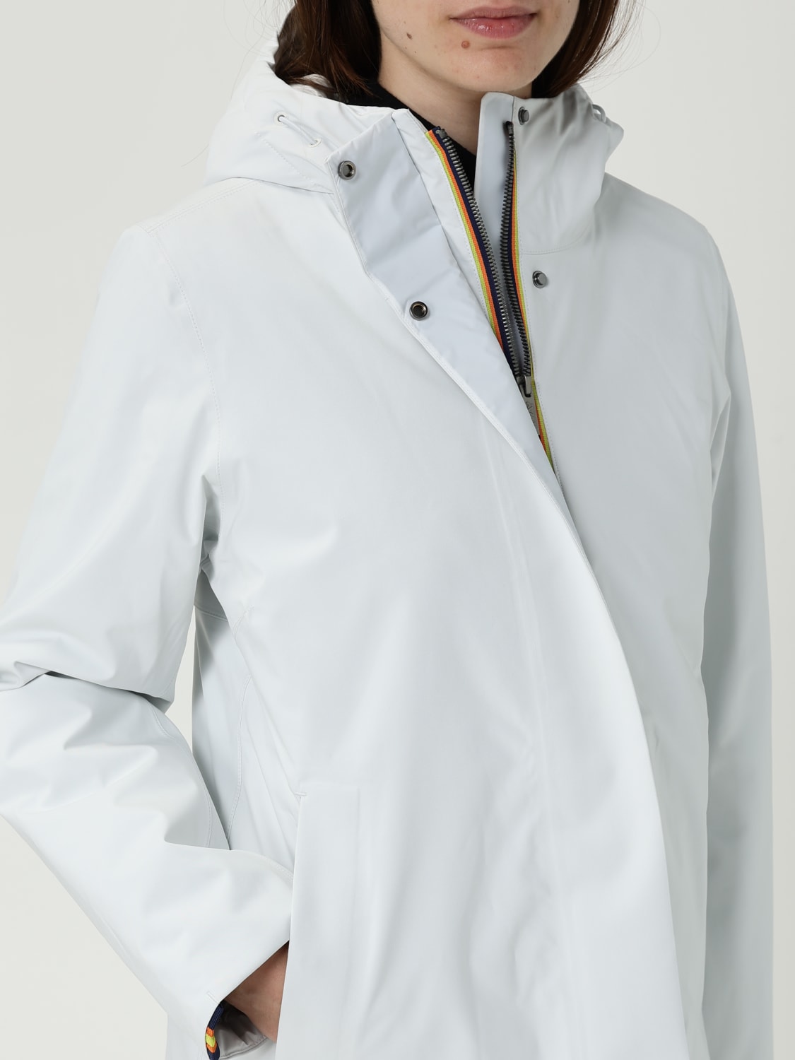 K-WAY VESTE: Veste femme K-way, Blanc - Img 4