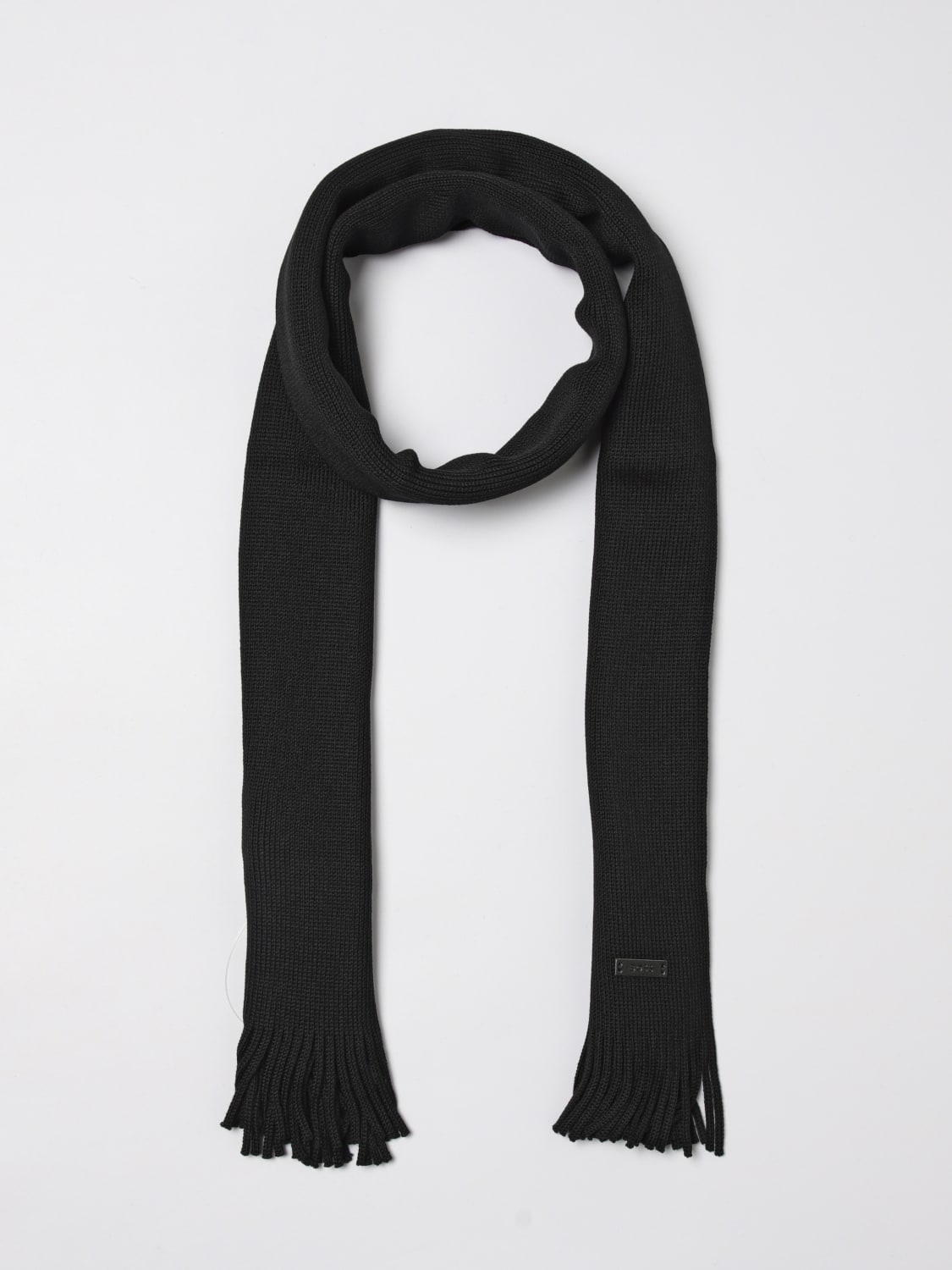 BOSS BUFANDA: Bufanda hombre Boss, Negro - Img 2