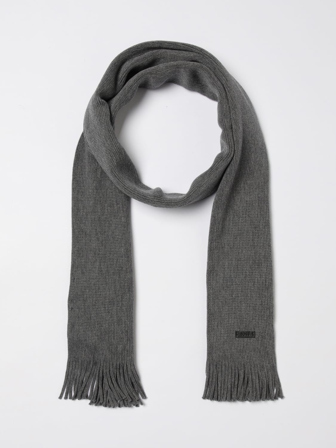 BOSS 围巾: 围巾 男士 Boss, 灰色 - Img 2