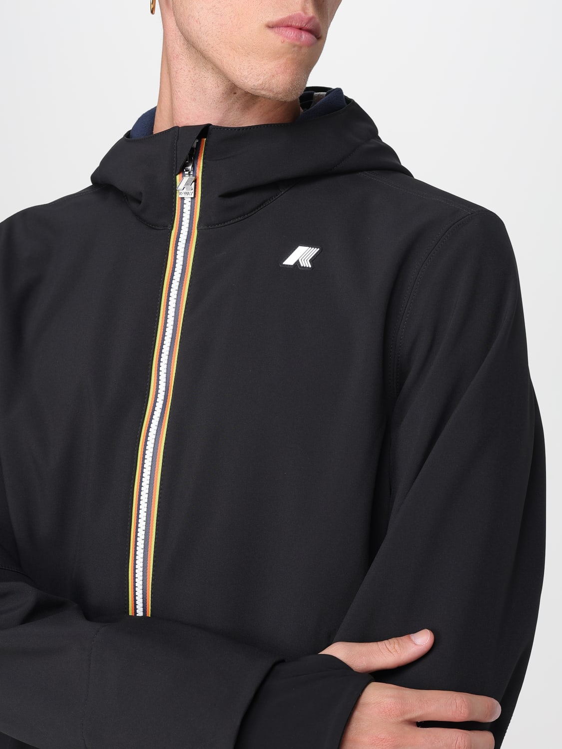 K-WAY JACKE: Jacke herren K-way, Schwarz - Img 4