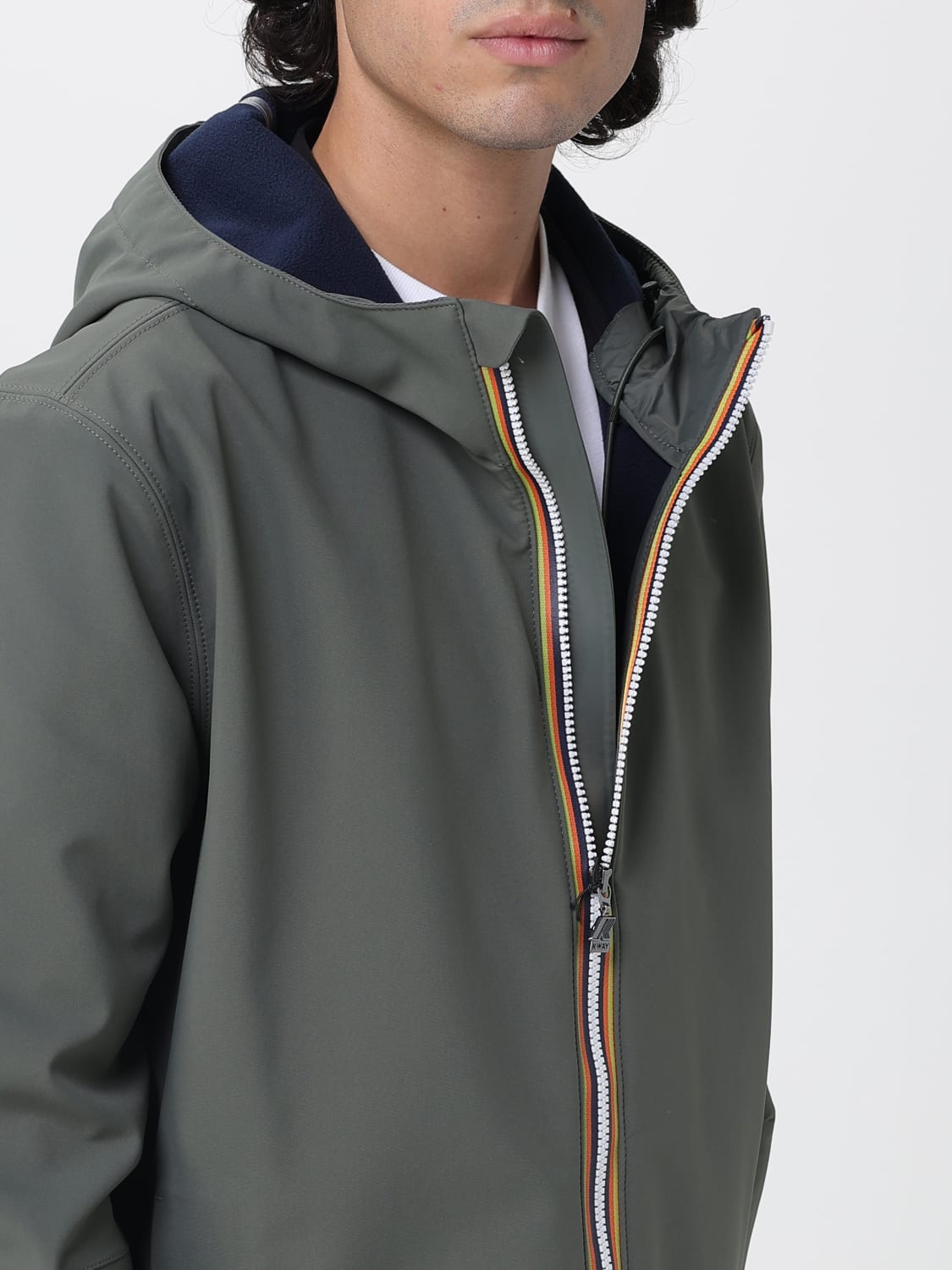 K-WAY JACKET: Jacket men K-way, Green - Img 4