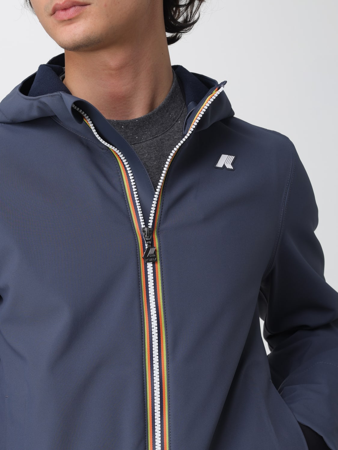 K-WAY CHAQUETA: Chaqueta hombre K-way, Azul Marino - Img 4
