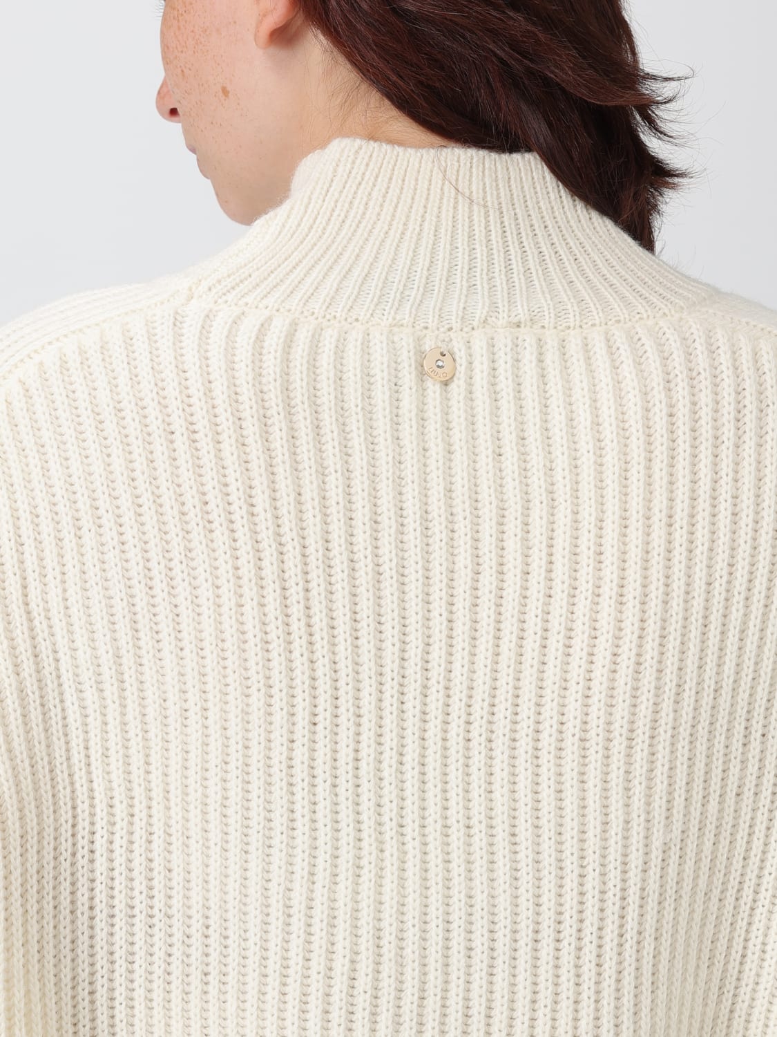 LIU JO PULLOVER: Sweatshirt damen Liu Jo, Weiß - Img 3