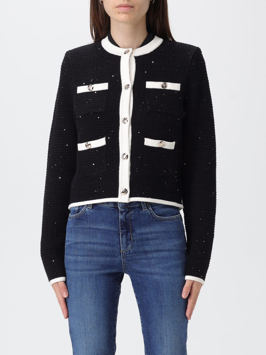 LIU JO JACKET: Blazer woman Liu Jo, Black - Img 1