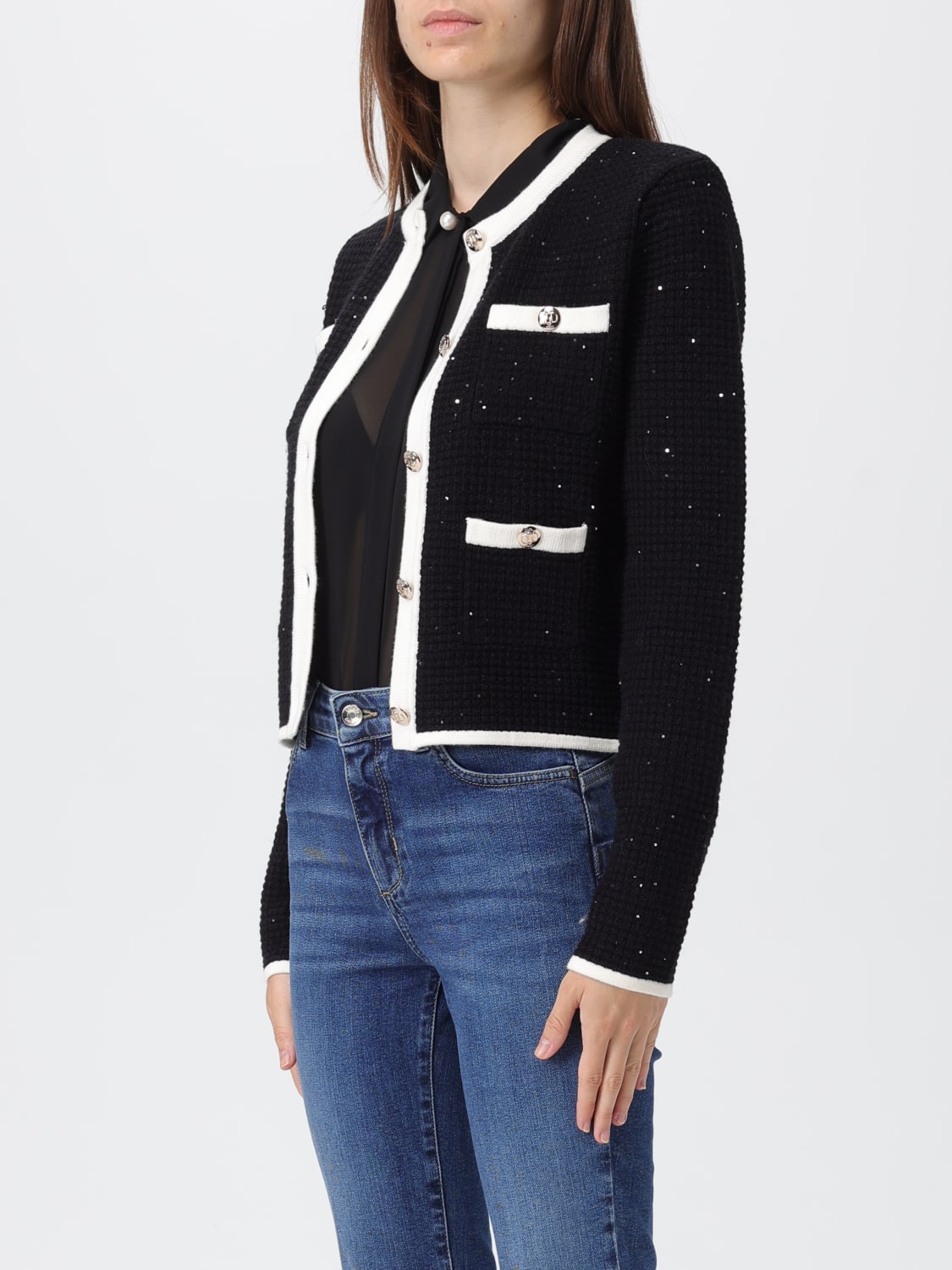 LIU JO JACKET: Blazer woman Liu Jo, Black - Img 3