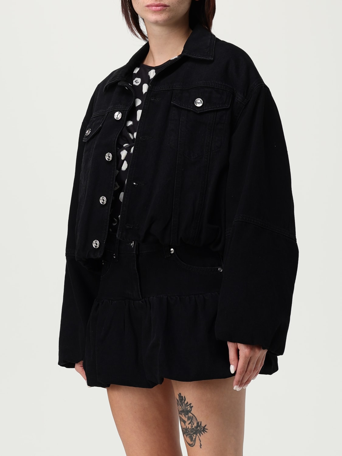 LIU JO JACKE: Mantel damen Liu Jo, Schwarz - Img 4