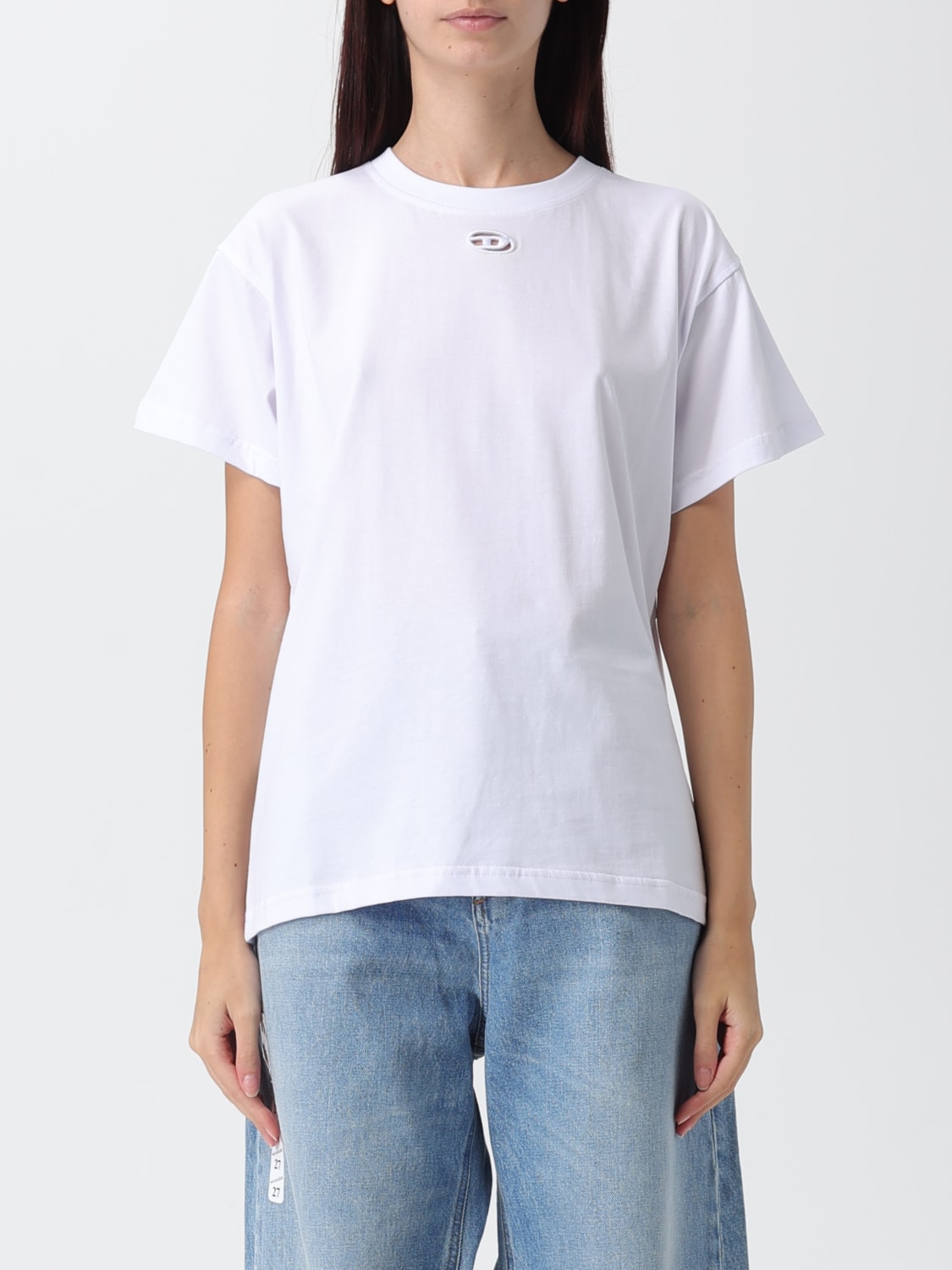 DIESEL T-SHIRT: T-shirt woman Diesel, White - Img 1