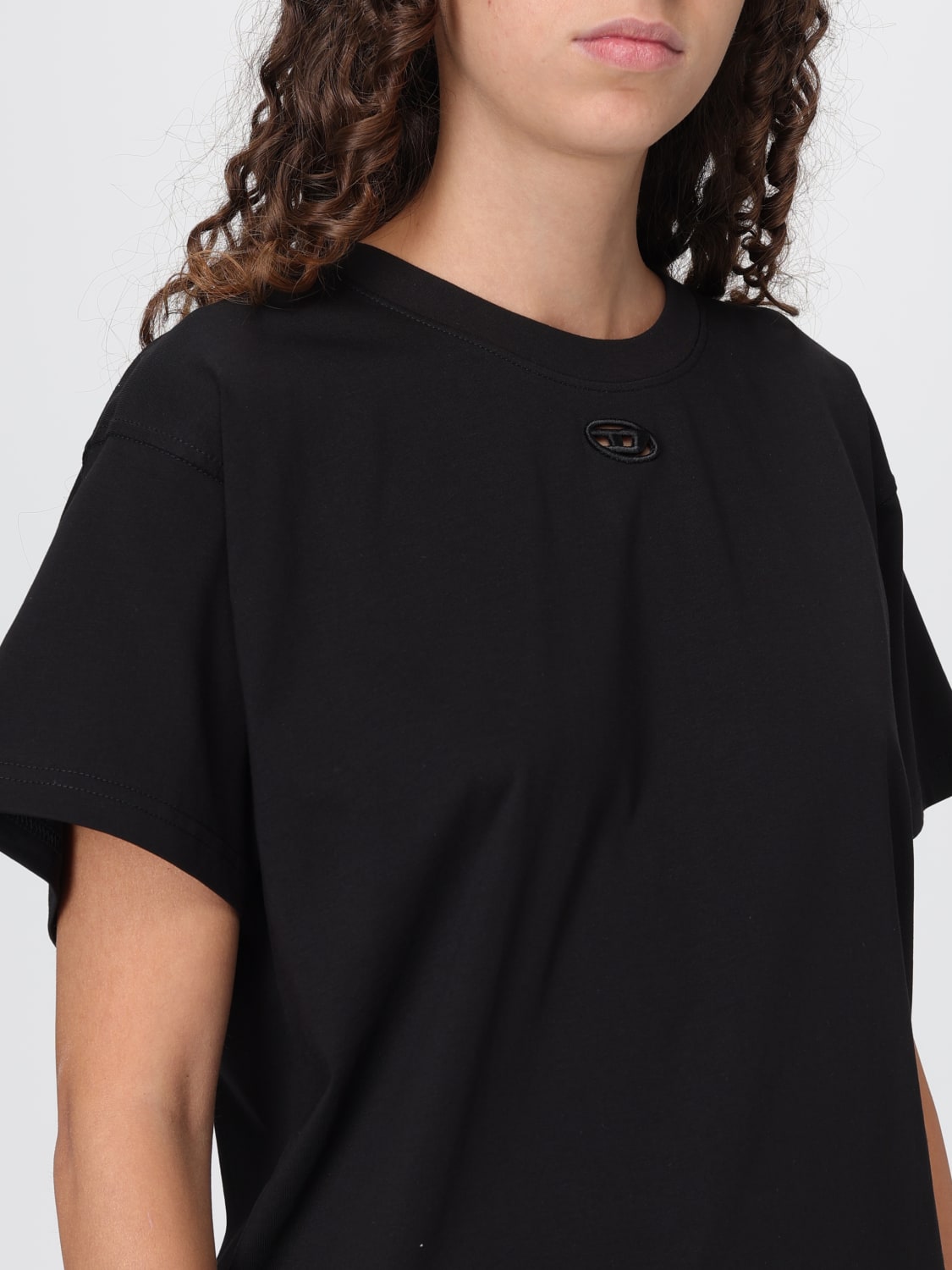 DIESEL T-SHIRT: T-shirt woman Diesel, Black - Img 3