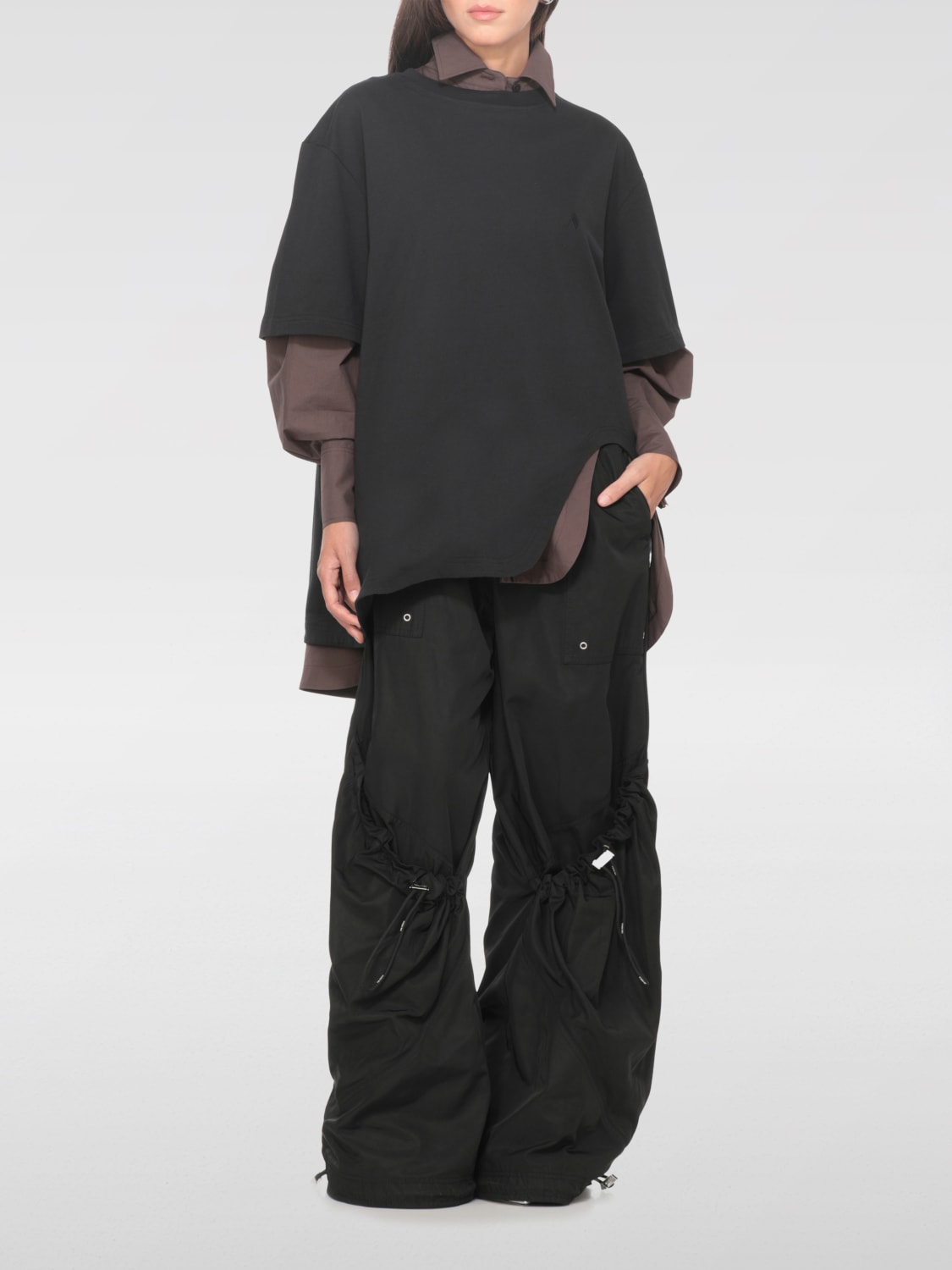 THE ATTICO T-SHIRT: T-shirt woman The Attico, Black - Img 2