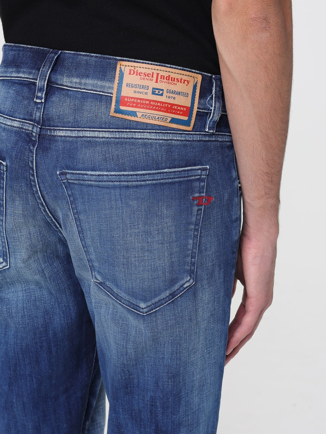 DIESEL JEANS: Jeans men Diesel, Blue - Img 3