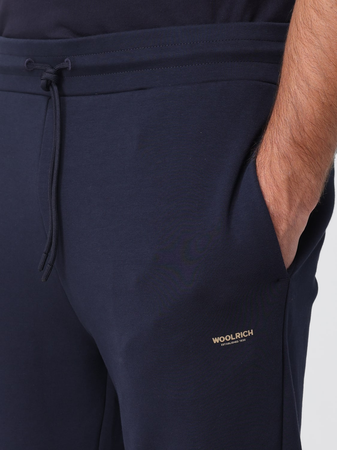 WOOLRICH PANTS: Pants men Woolrich, Blue - Img 4