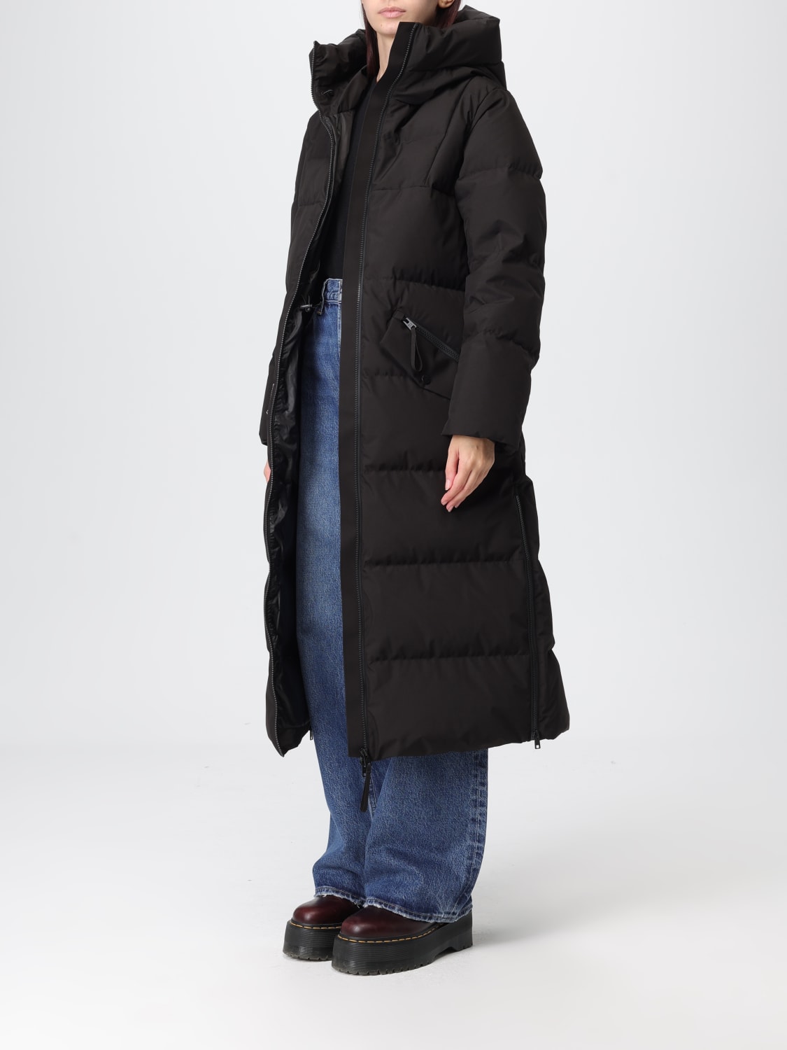 WOOLRICH JACKET: Coat woman Woolrich, Black - Img 3